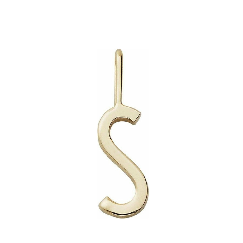 Design Letters Letters Pendant A-Z 16 mm, gold, P
