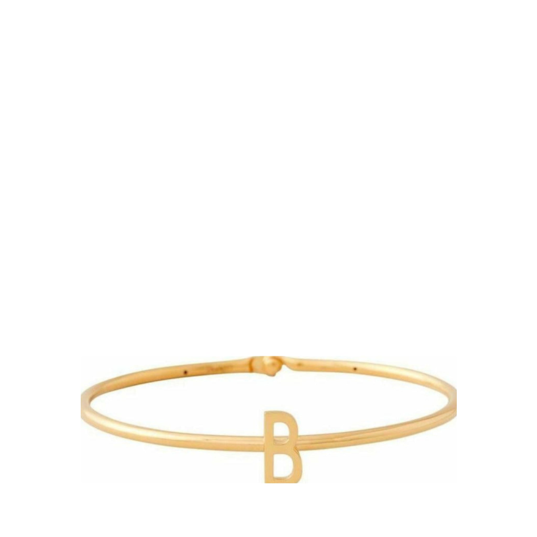 Design Letters My Bangle Bangle, 18k Gold Plated Silver
