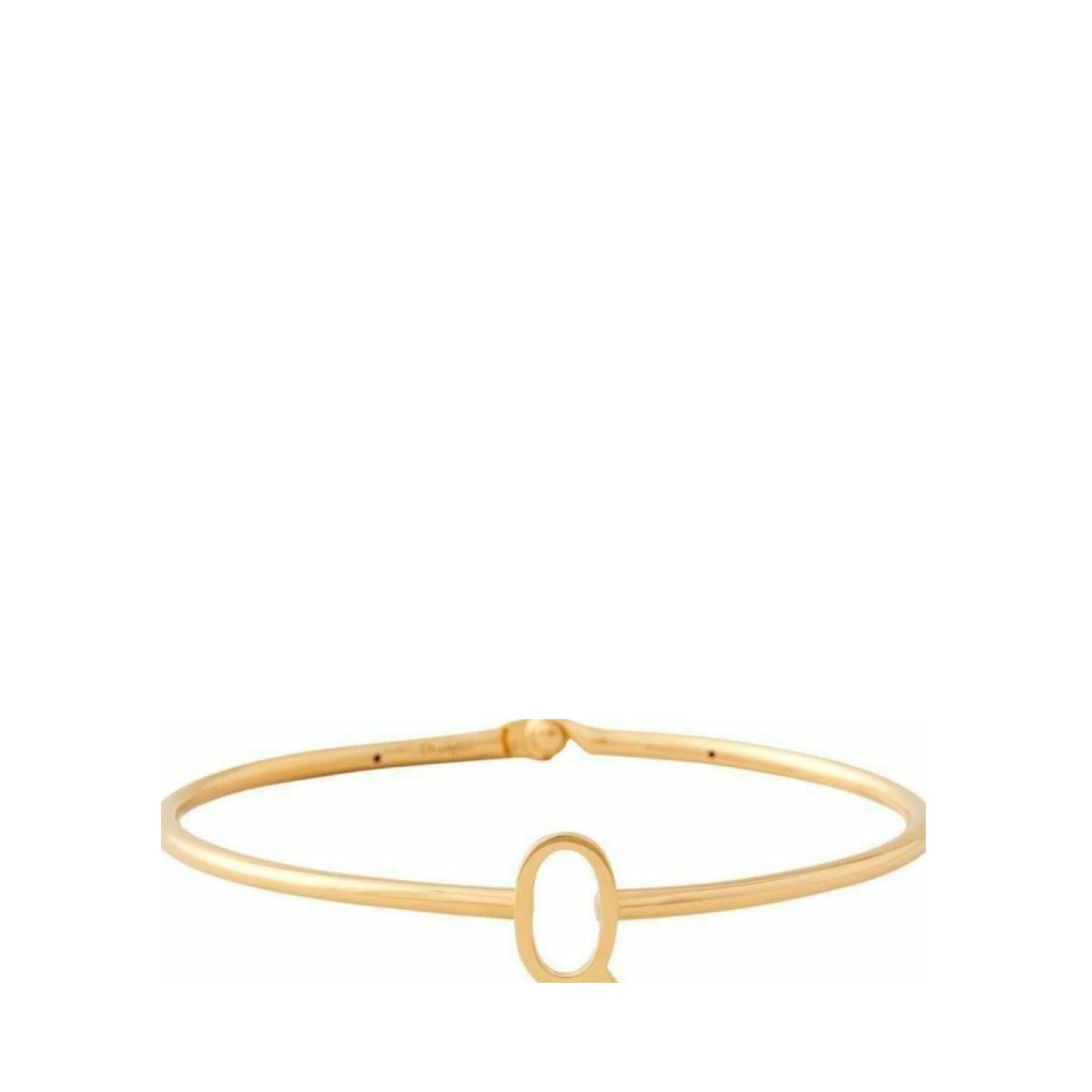 Design Letters My Bangle Q Bangle, 18k Gold Plated Silver
