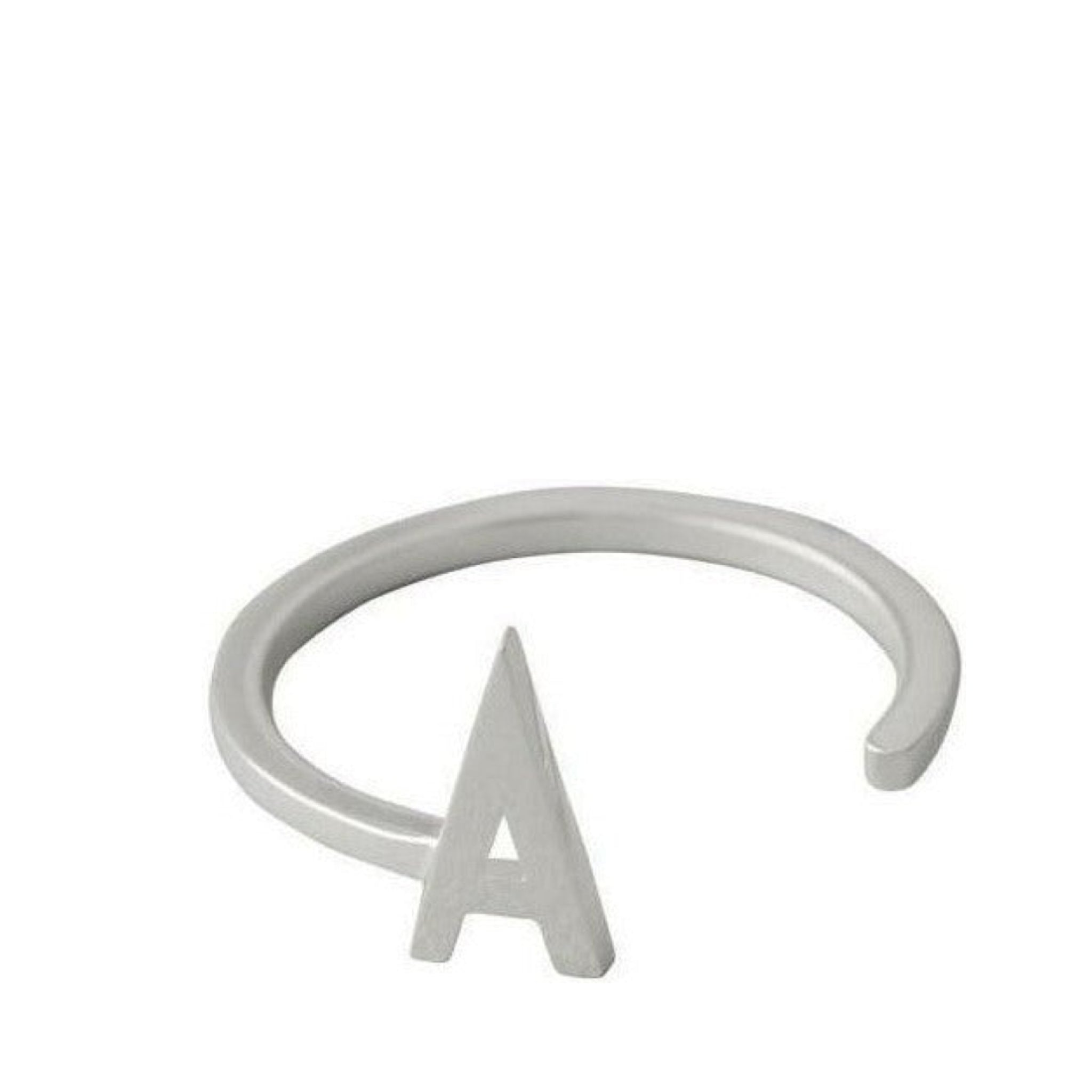 Design Letters Letter Ring A-Z, 925 Sterling Silver, A