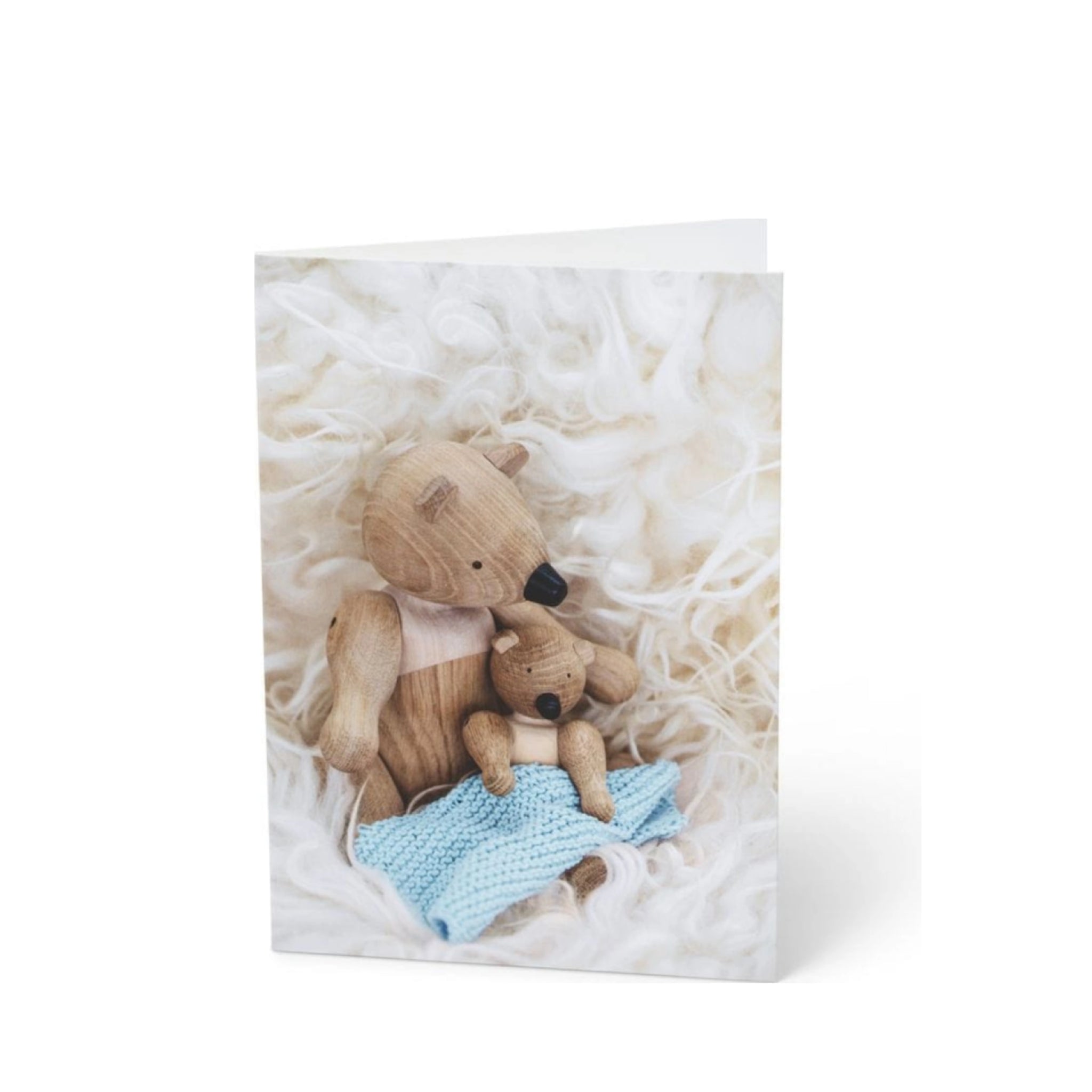 Kay Bojesen Card A6 Baptism Light Blue 1 Piece
