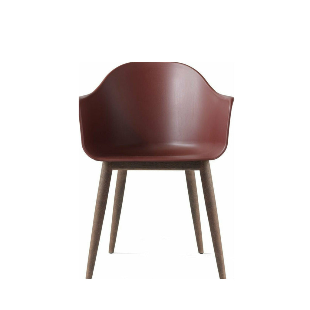 Audo Copenhagen Harbour Dining Dark Stained Oak, Burned Red