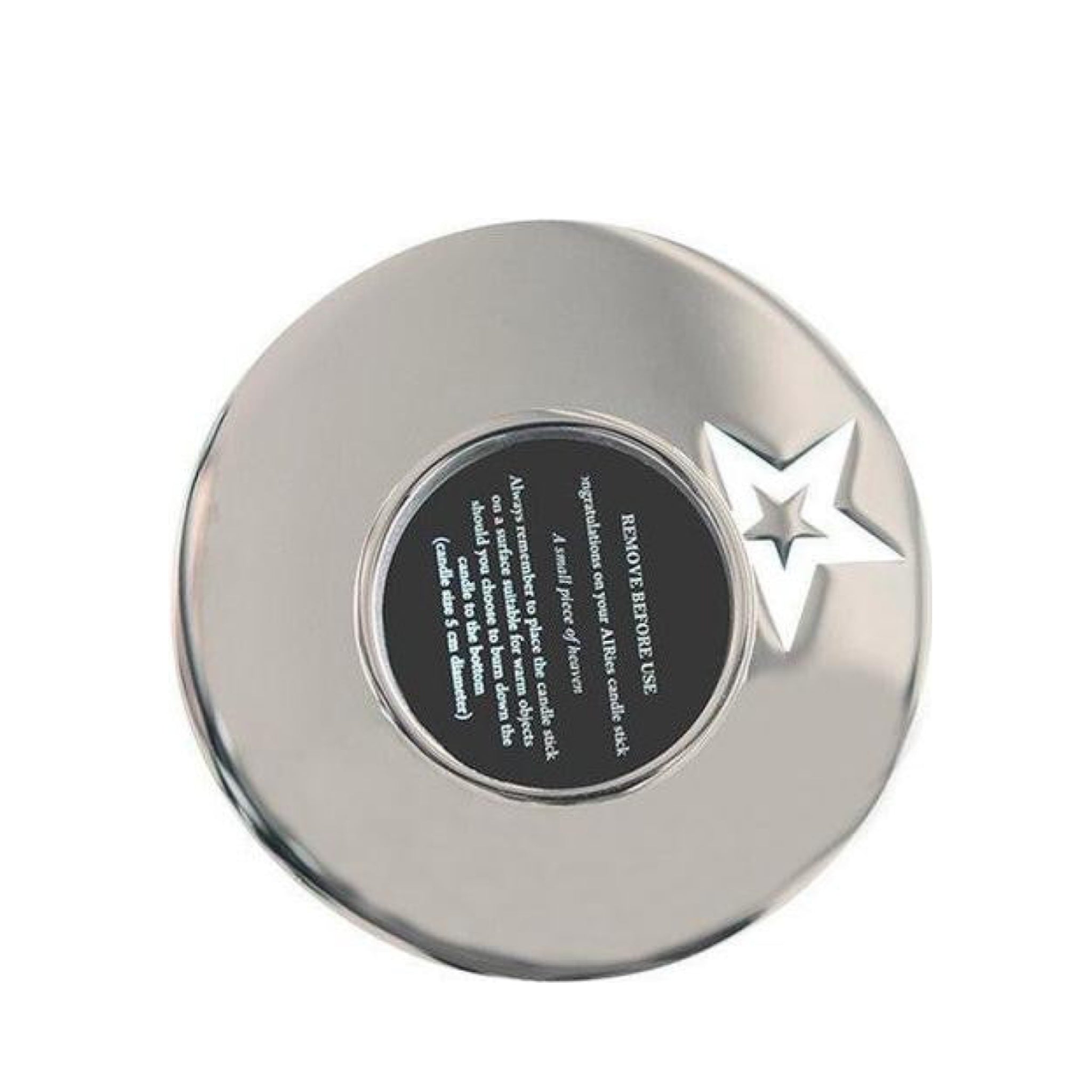AIRies candle holder with star, silver