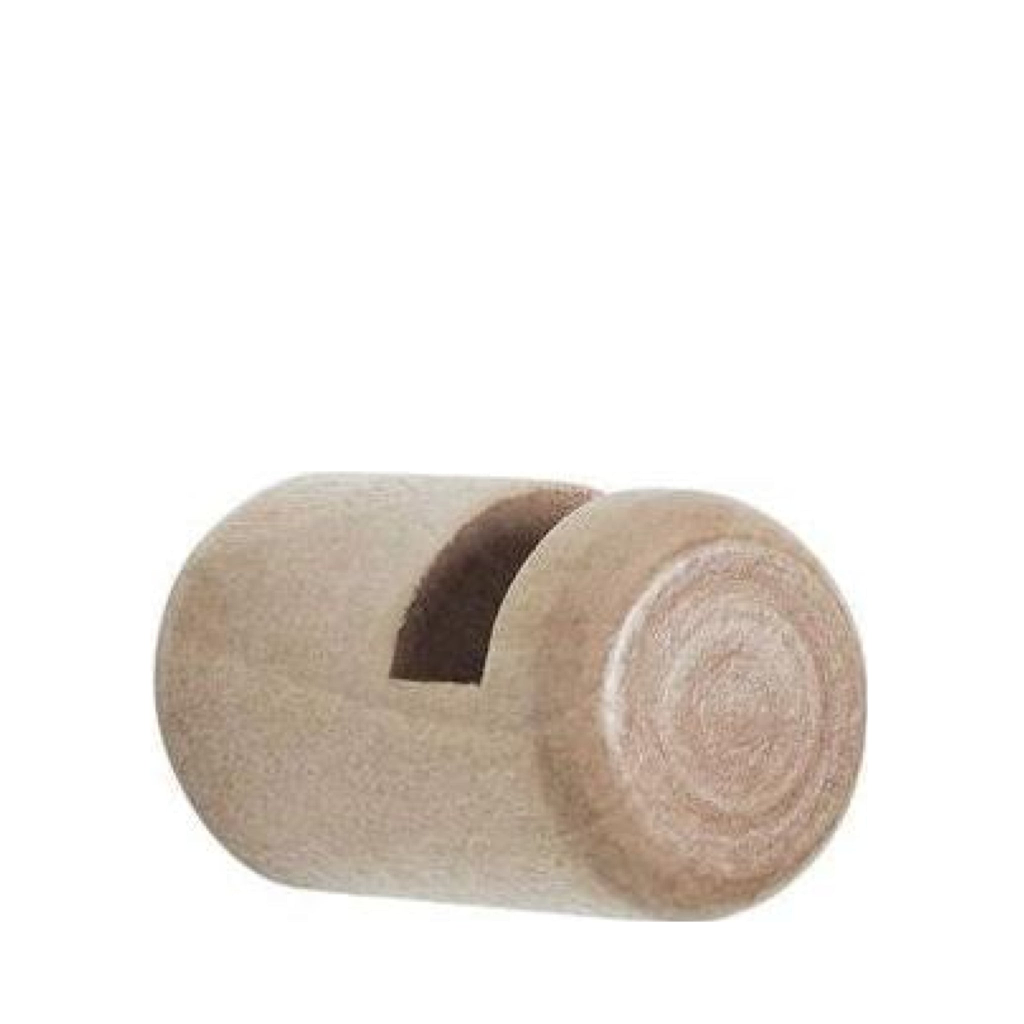 Hübsch Natural Hall Knob - Stylish Rubber Wood Knob for Any Interior