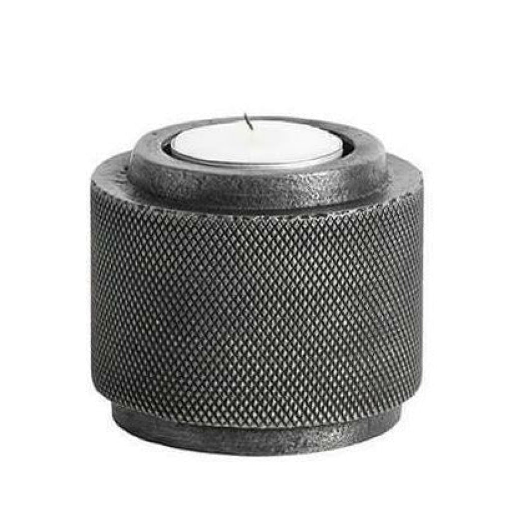 Muubs Moment Tealight Holder Black, ø7,5cm