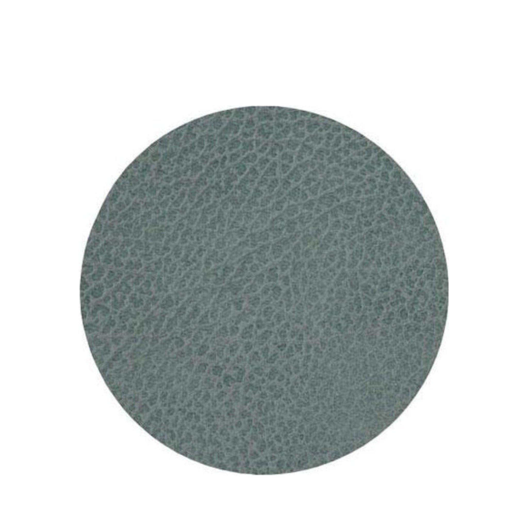 Lind DNA Circle Glass Coaster Hippo Leather, Pastel Green
