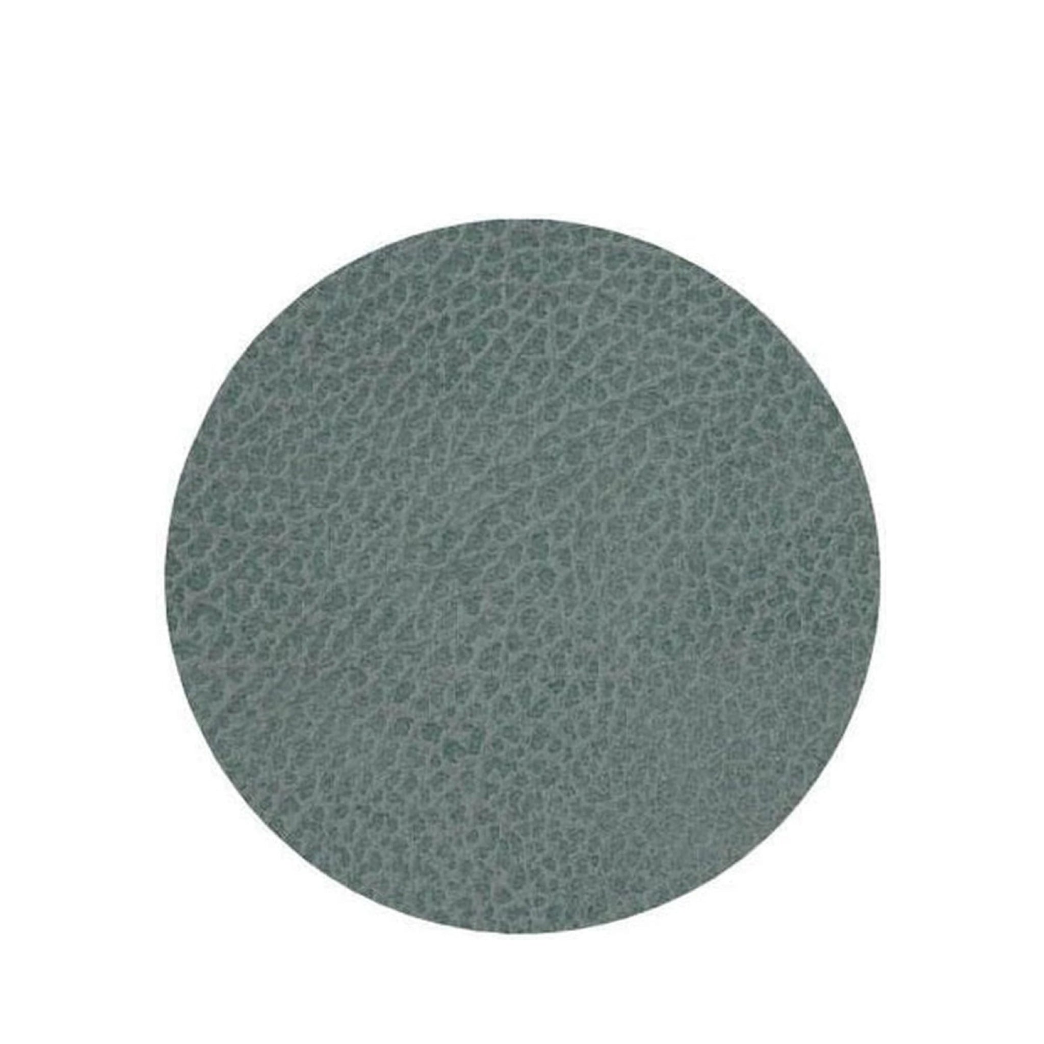 Lind DNA Circle Glass Coaster Hippo Leather, Pastel Green