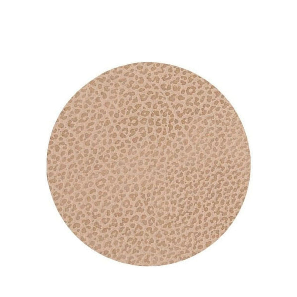 Lind DNA Circle Glass Coaster Hippo Leather, Sand