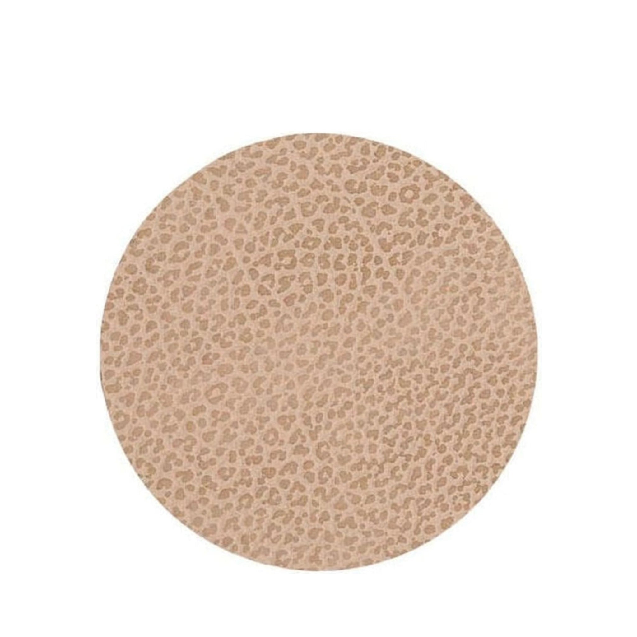 Lind DNA Circle Glass Coaster Hippo Leather, Sand