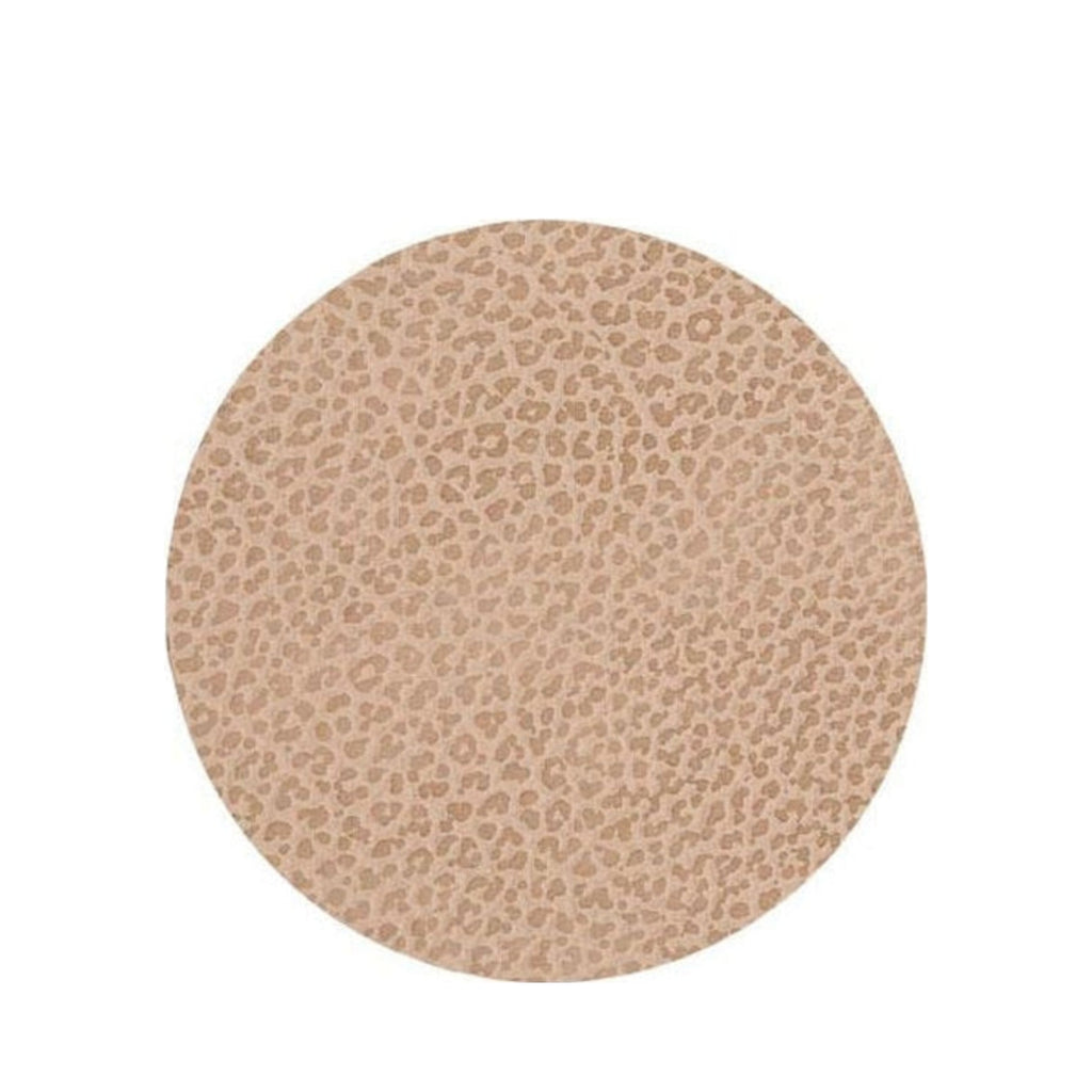 Lind DNA Circle Glass Coaster Hippo Leather, Sand