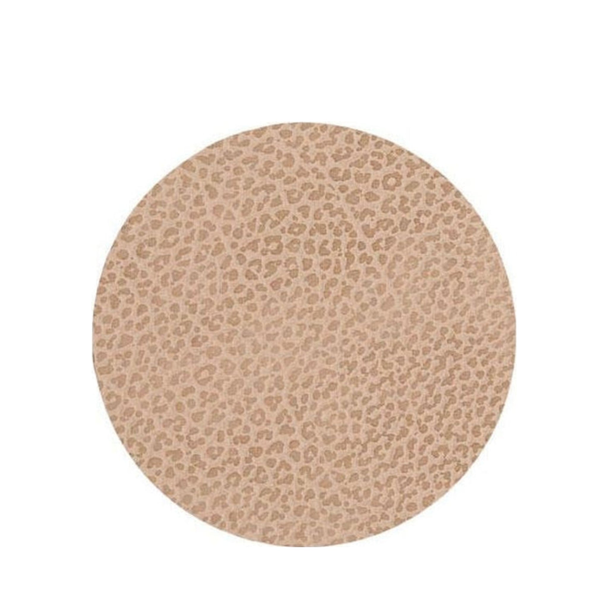 Lind DNA Circle Glass Coaster Hippo Leather, Sand