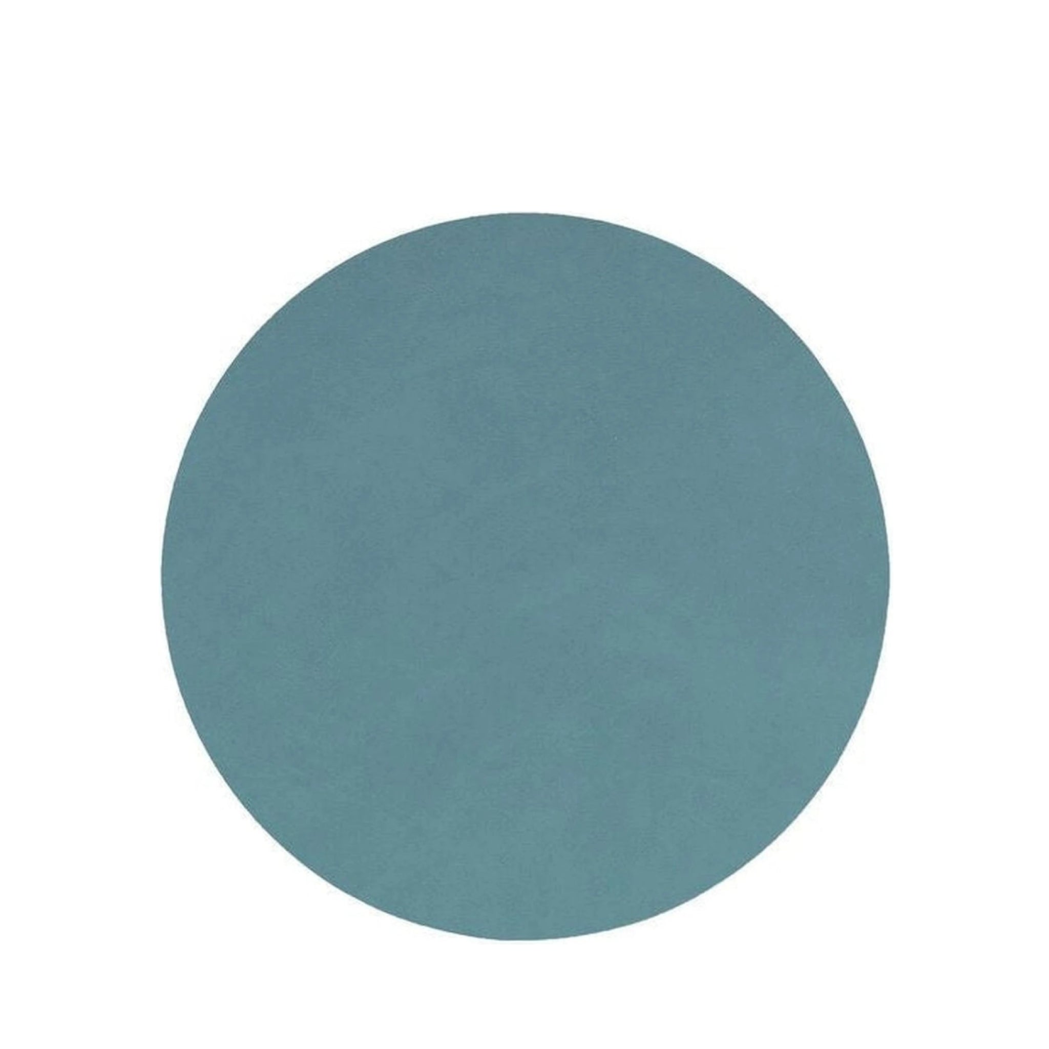 Lind DNA Circle Glass Coaster Nupo Leather, Light Blue