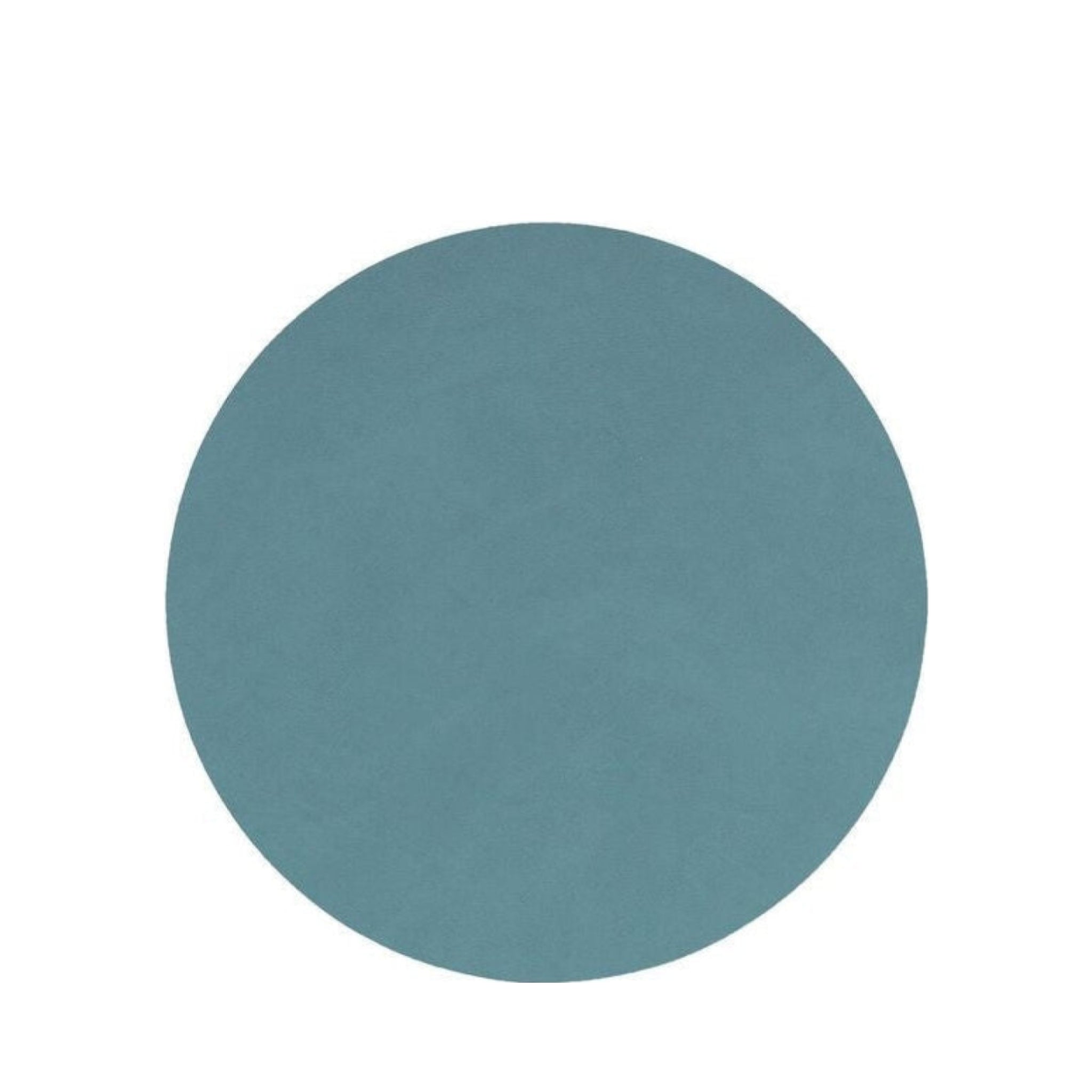 Lind DNA Circle Glass Coaster Nupo Leather, Light Blue
