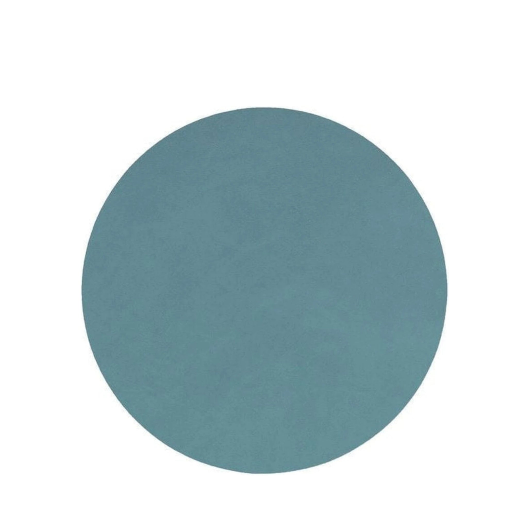 Lind DNA Circle Glass Coaster Nupo Leather, Light Blue