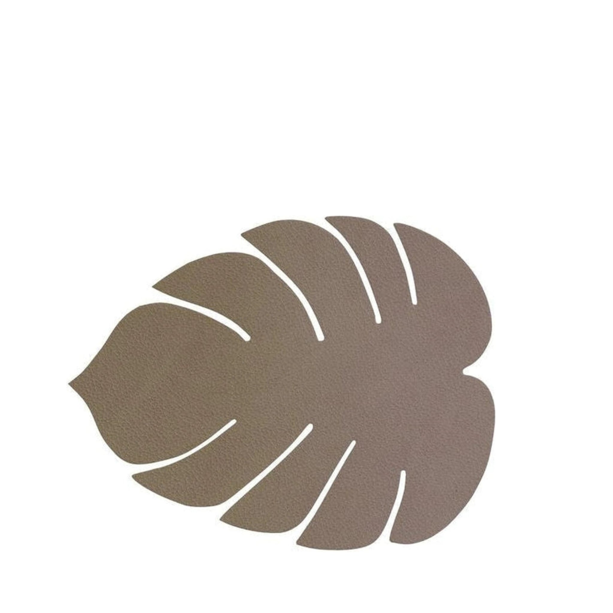 Lind DNA Leaf Glass Coaster Nupo Leather, Armygreen