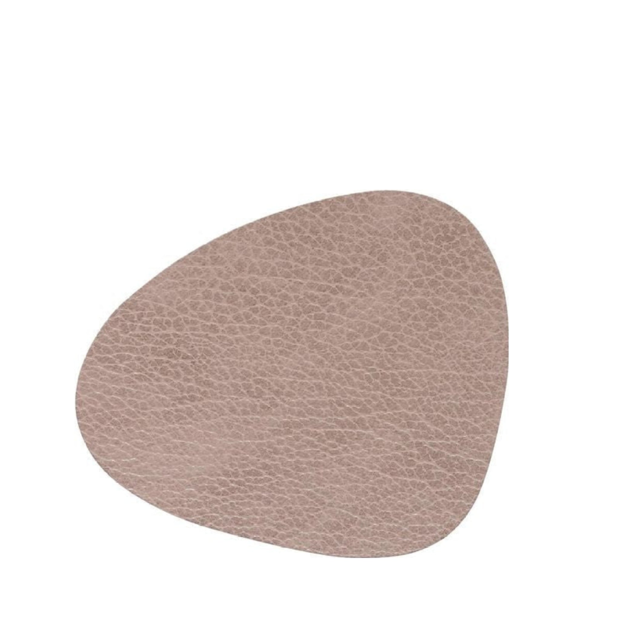 Lind DNA Curve Glass Coaster Hippo Leather, Warm Grey
