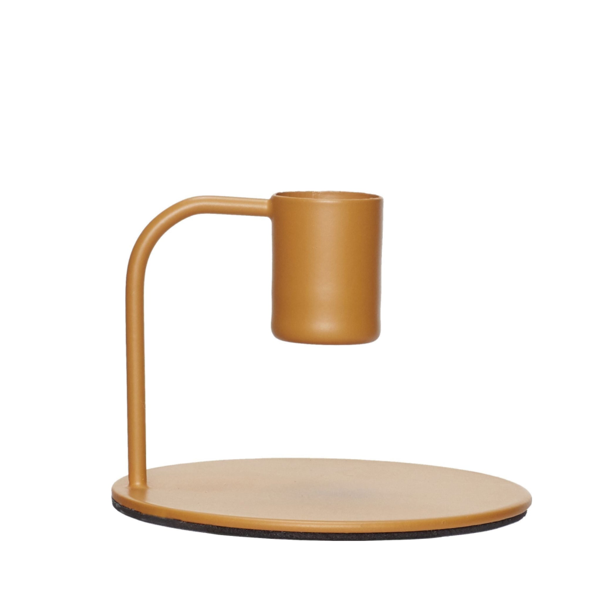 Hübsch Curve Candlestick, Orange