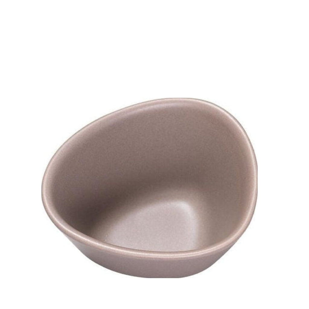 Lind DNA Curve balls made of earthenware S, warm grey