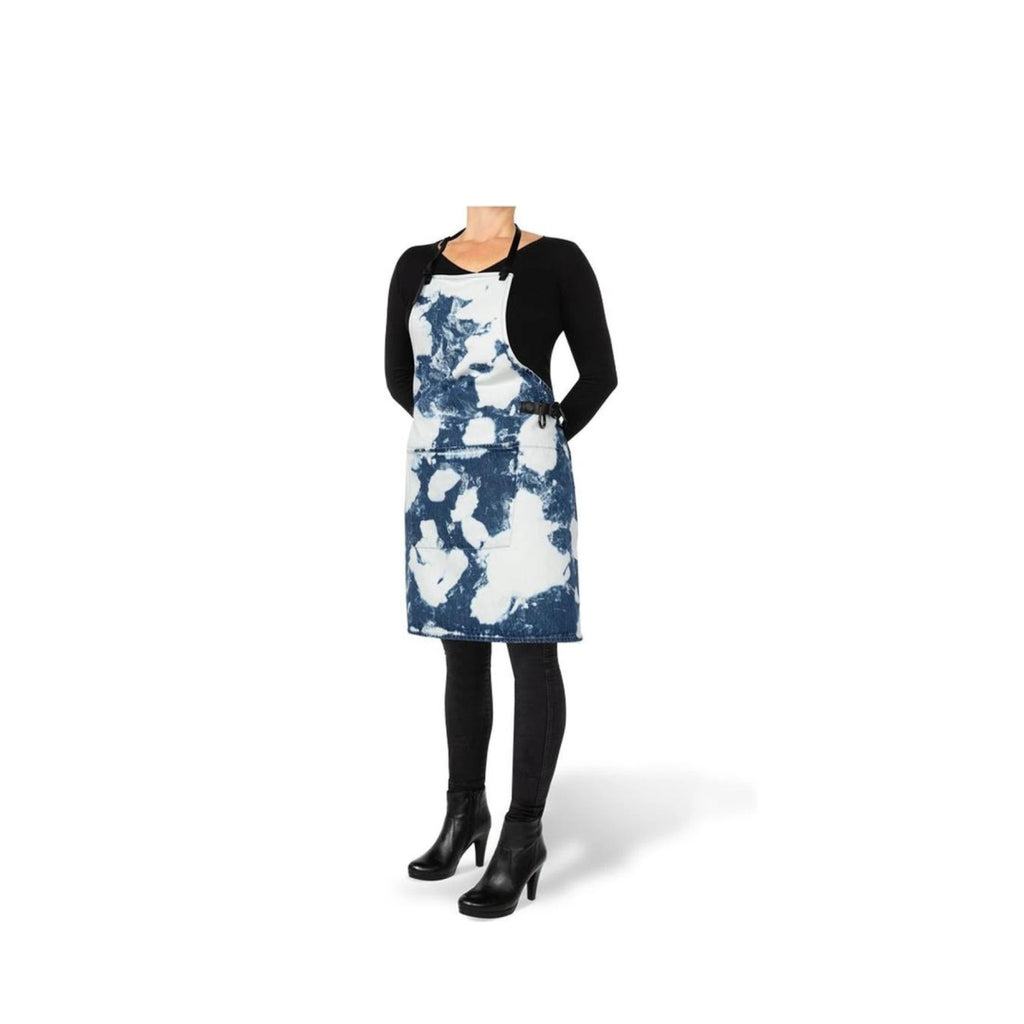 Dutchdeluxes apron in BBQ style, blue stained
