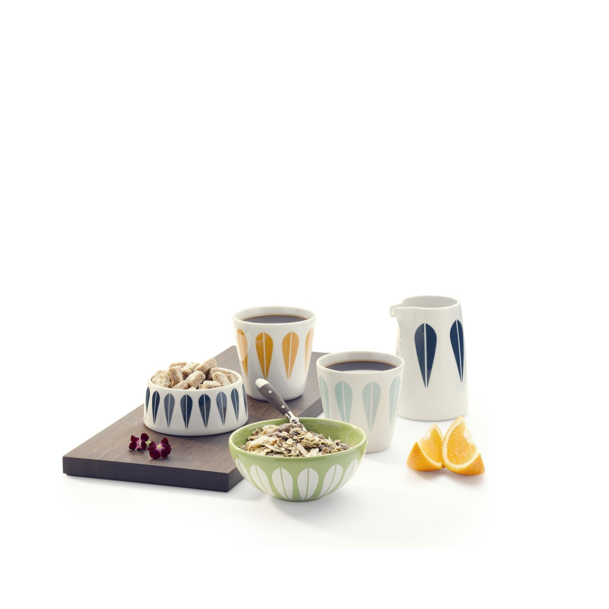 Lucie Kaas Arne Clausen sugar bowl, mint green