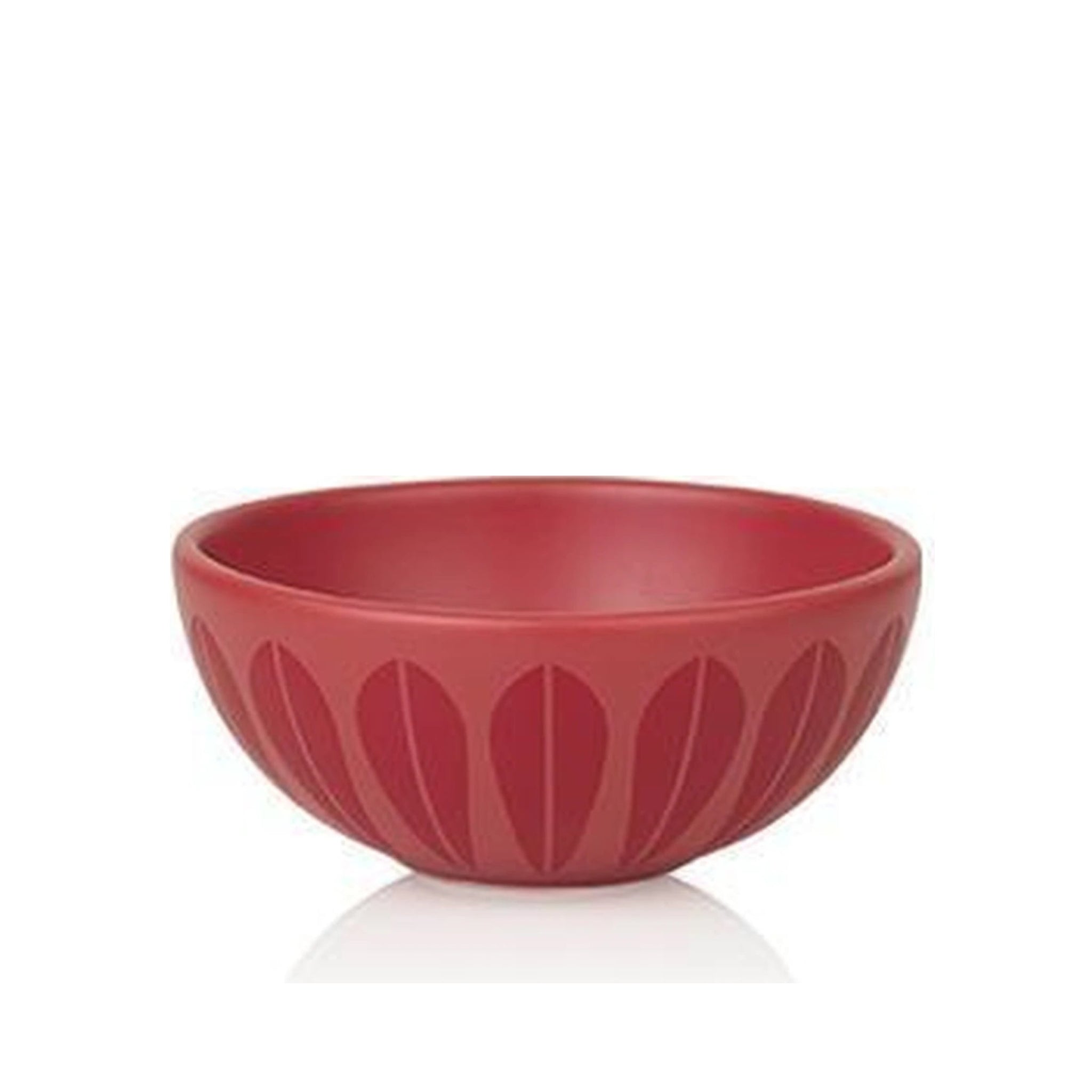 Lucie Kaas Arne Clausen Lotus bowl red, Ø12 cm