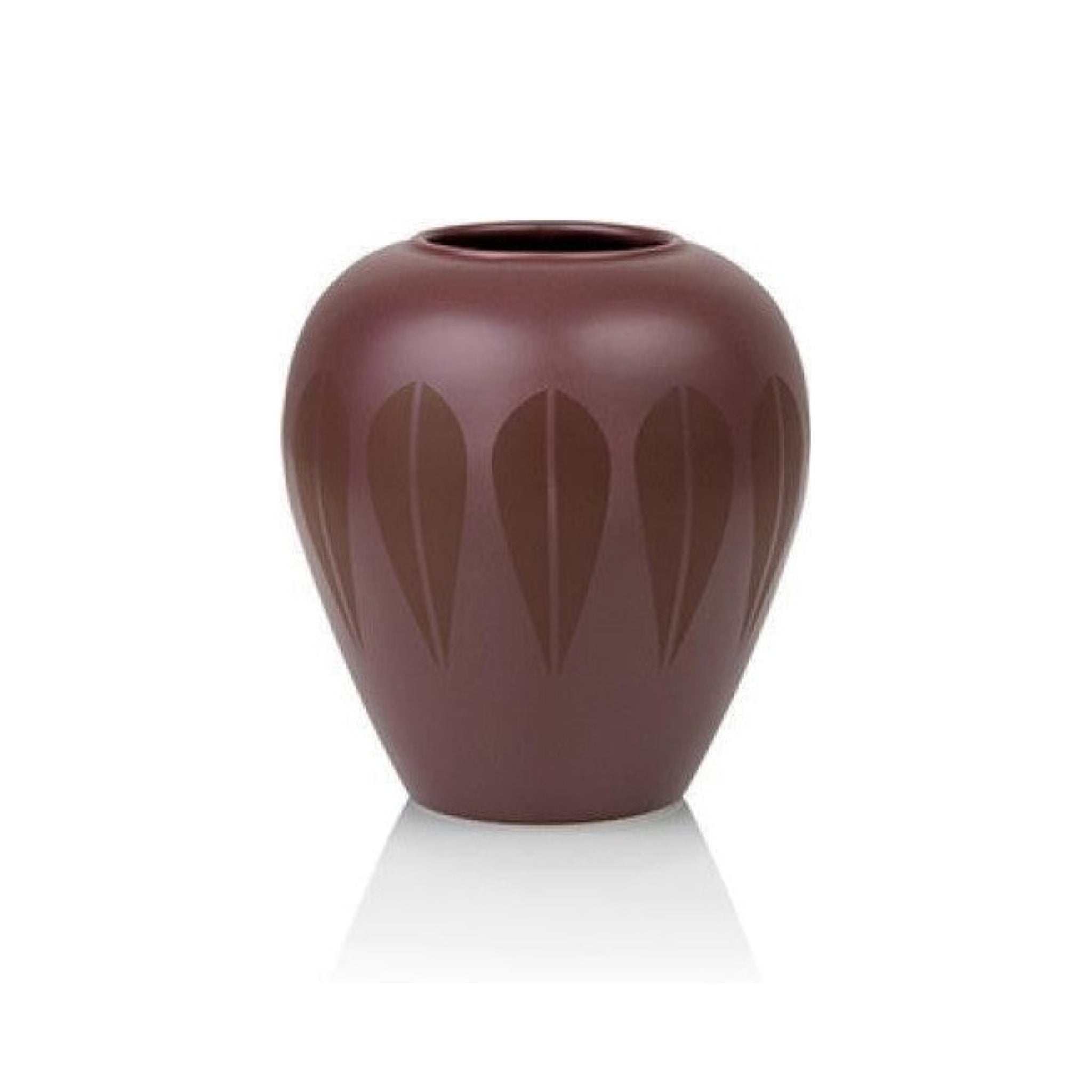Lucie Kaas Arne Clausen Vase Dark Red, 11cm