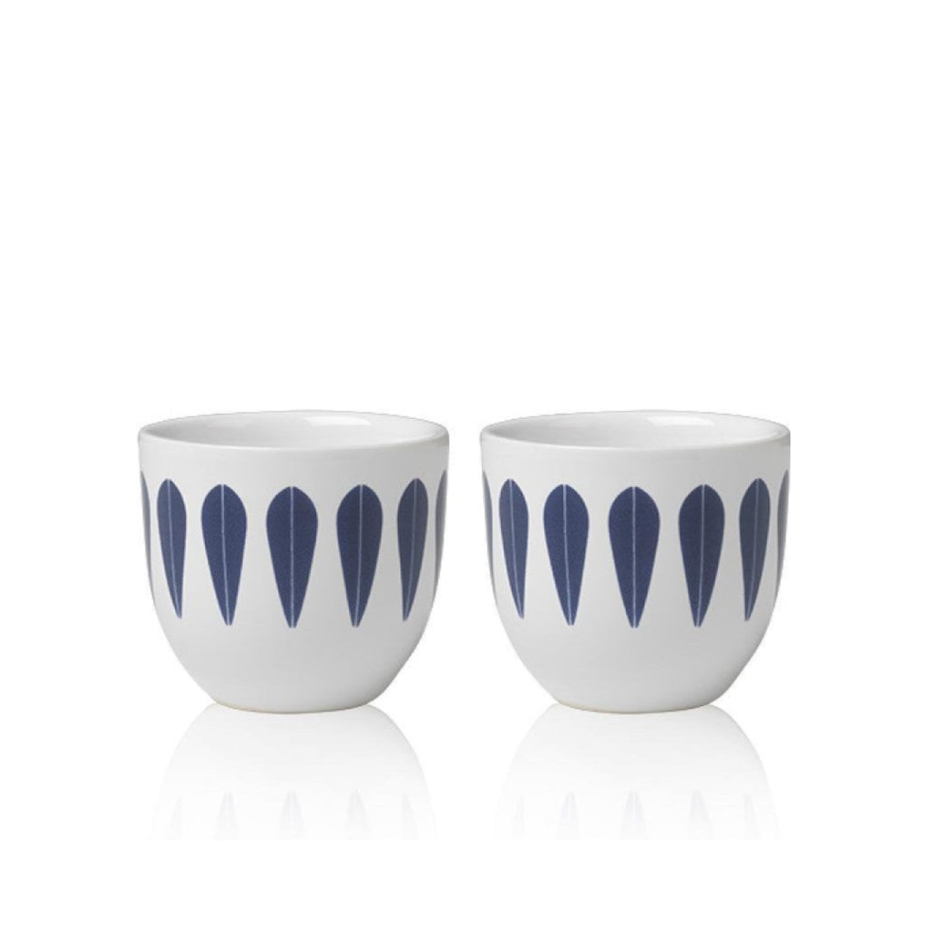 Lucie Kaas Arne Clausen egg cup dark blue, 2 pcs.