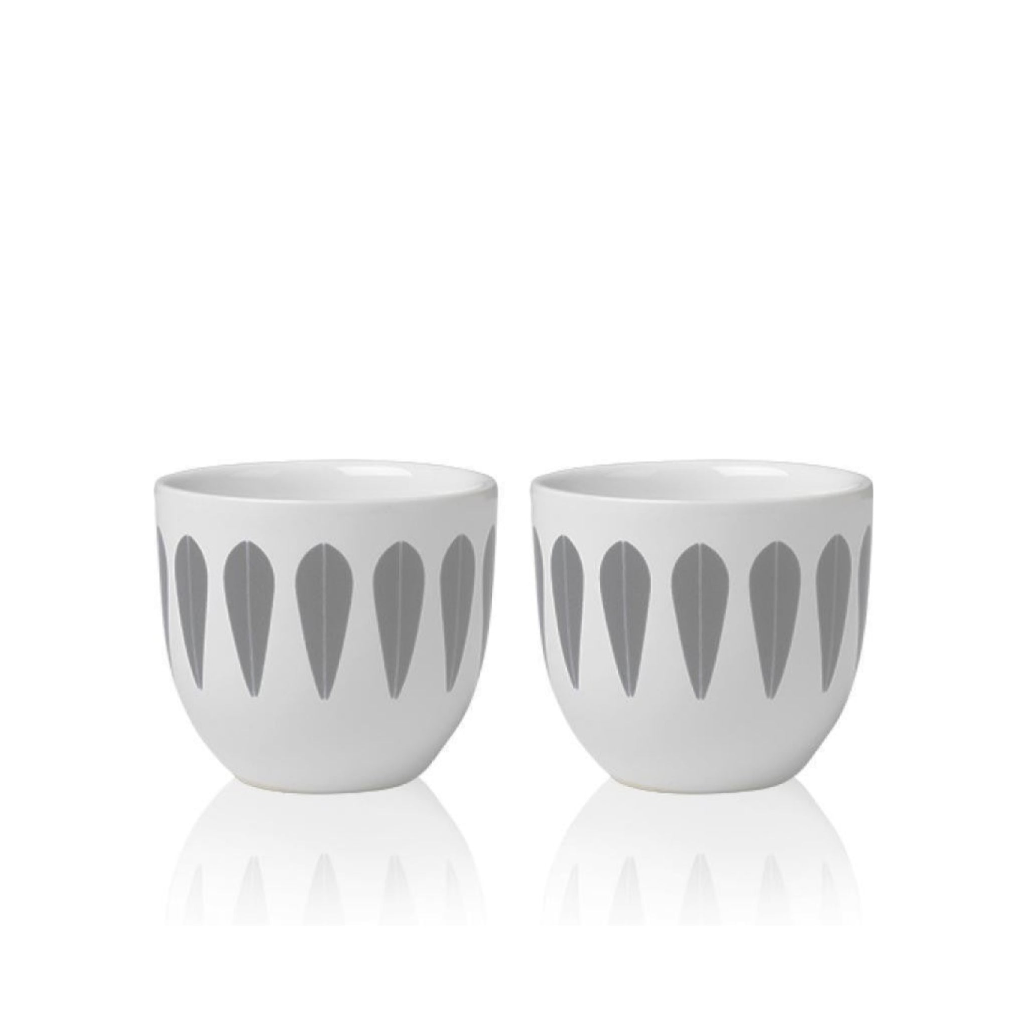 Lucie Kaas Arne Clausen egg cup grey, 2 pcs.