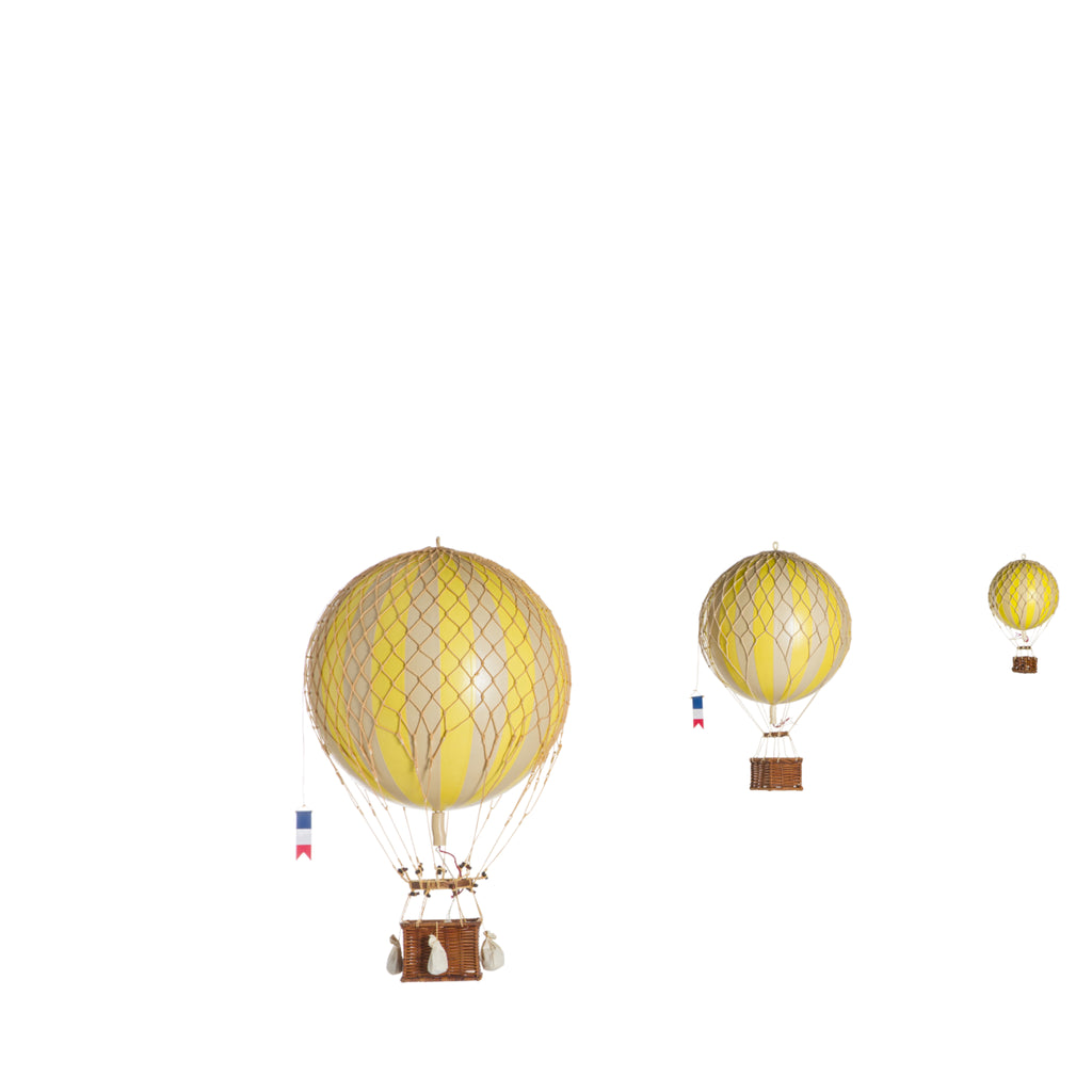 Authentic Models Royal Aero Balloon Model, True Yellow, Ø 32 Cm