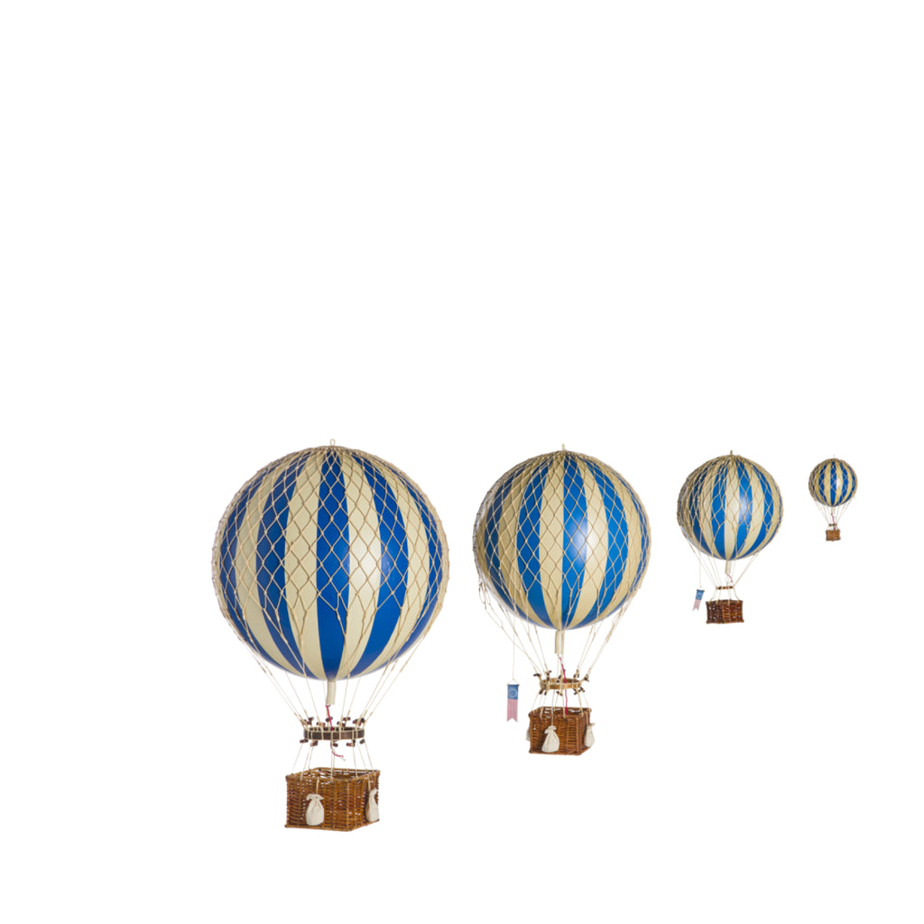 Authentic Models Jules Verne Balloon Model, Blue, Ø 42 Cm