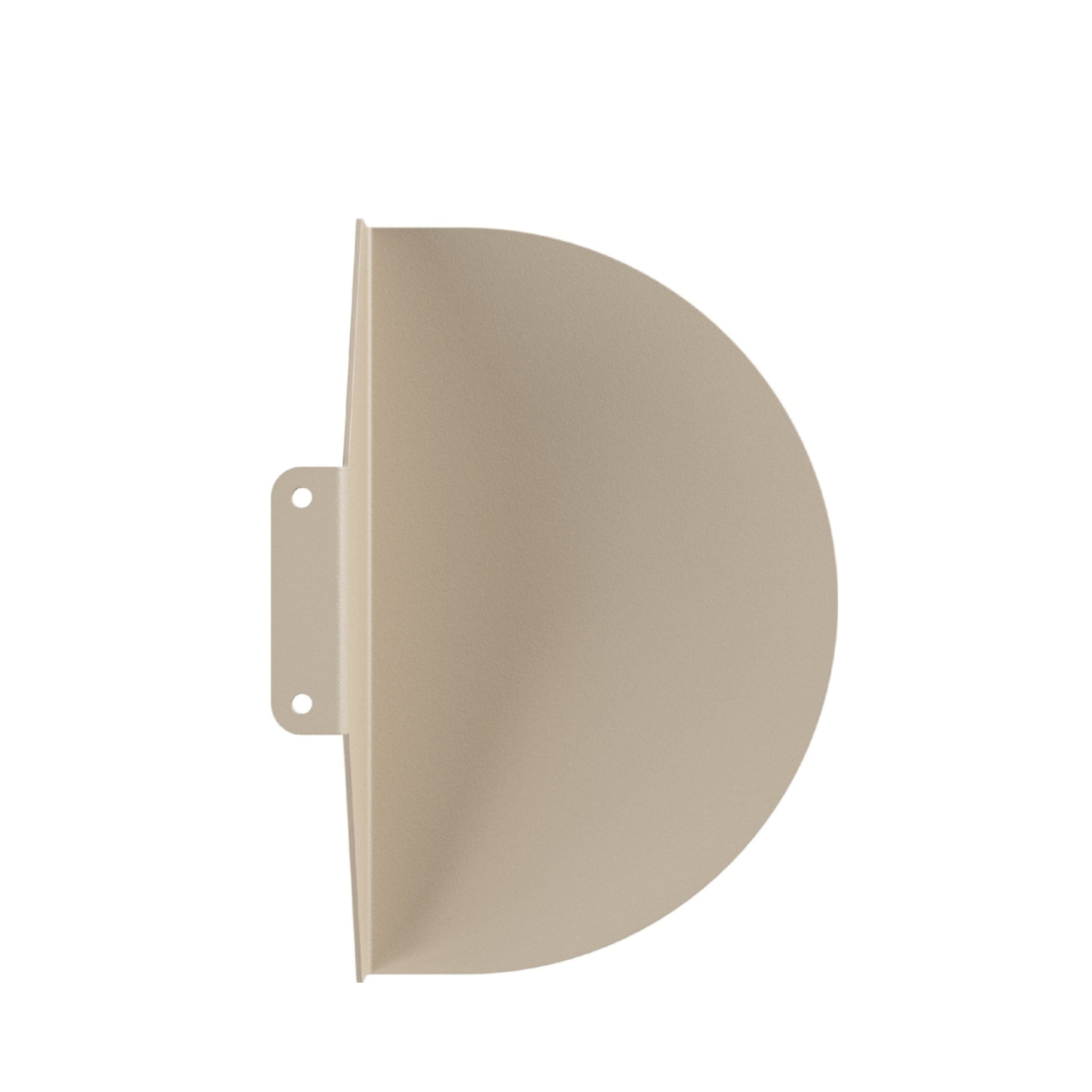 Minimalist Moebe Bedside Table in Sand - Crescent Design, Steel Build