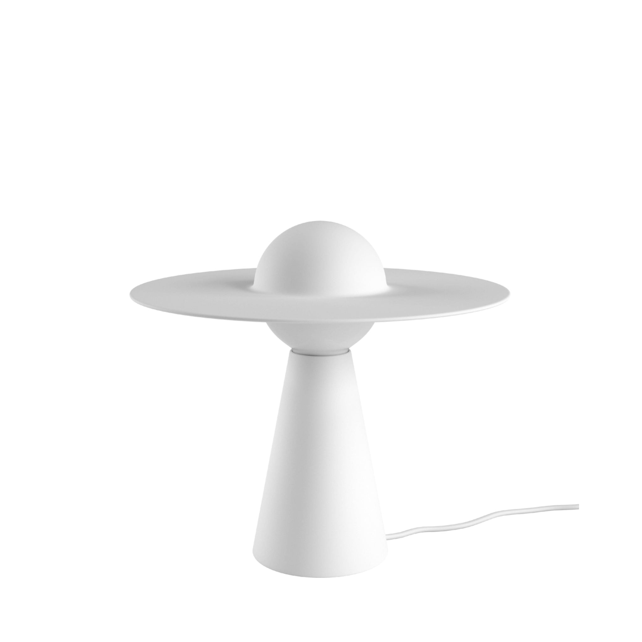 Moebe Ceramic Table Lamp, White