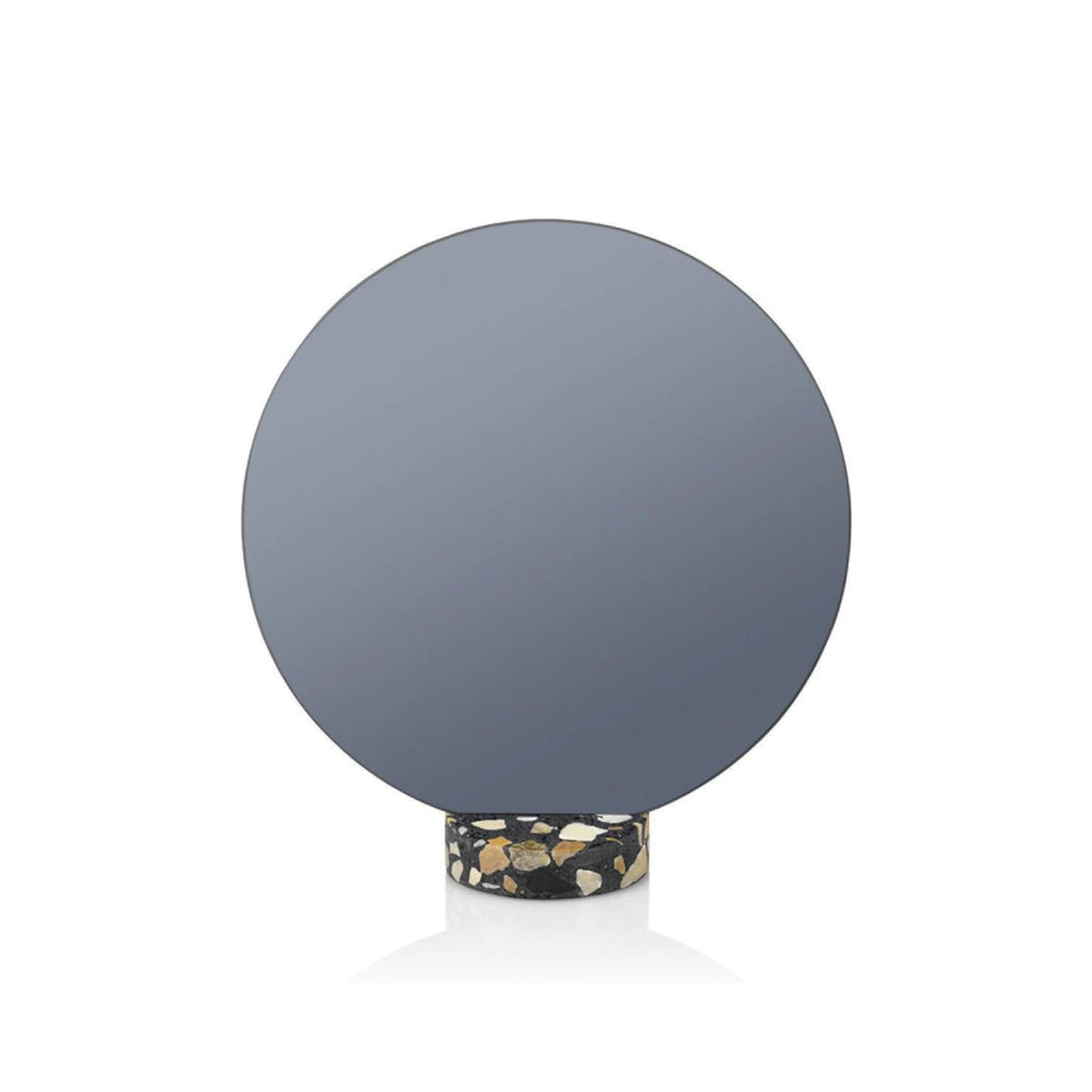 Lucie Kaas Erat mirror black, Ø 25cm