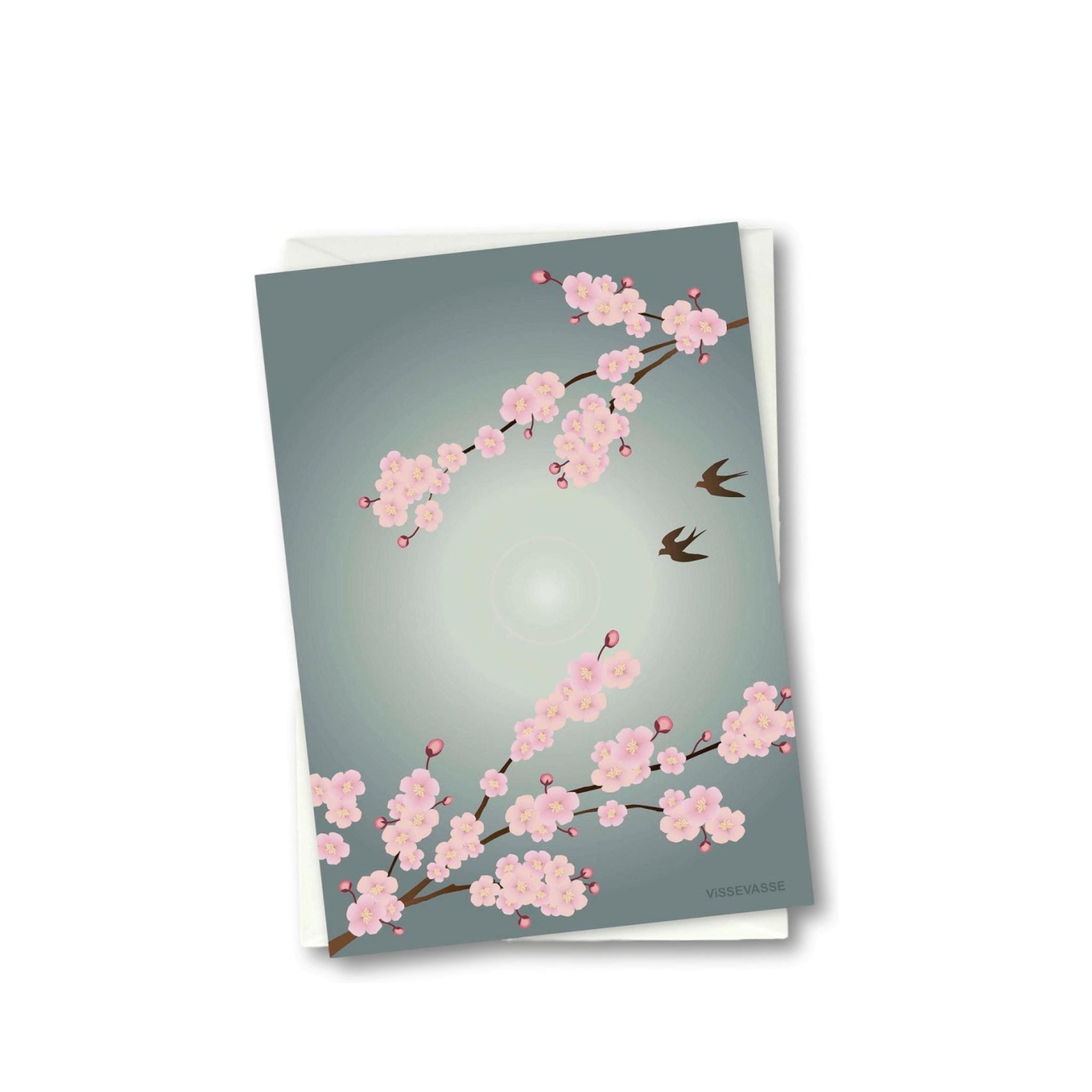 Vissevasse Sakura Greeting Card, 10,5x15cm