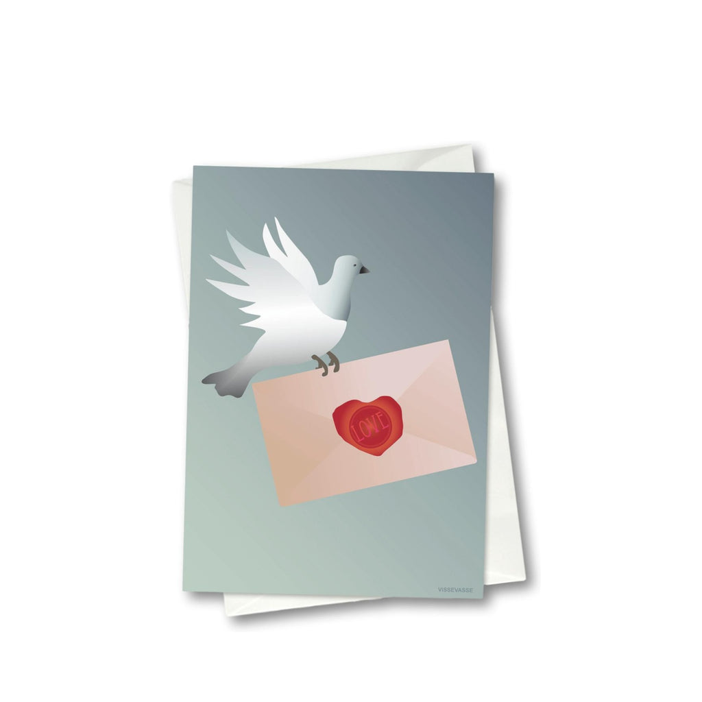 Vissevasse Love Letter Greeting Card, 15 X21 Cm