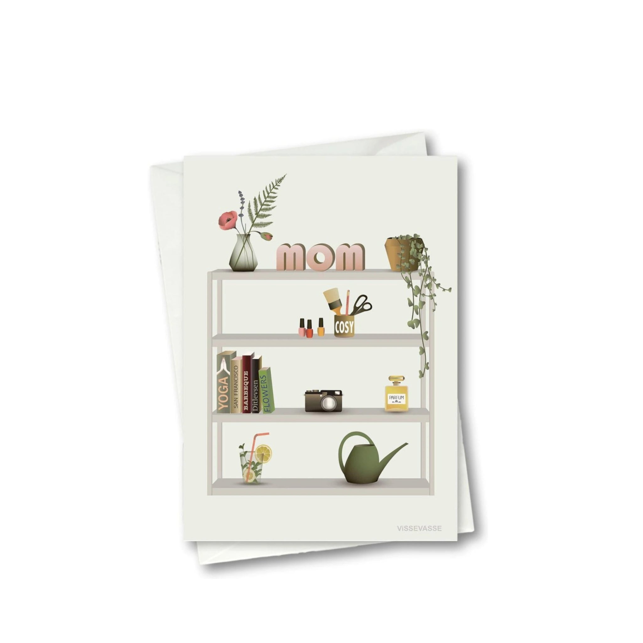 Vissevasse Mother's Favorites Greeting Card, 15 X21 Cm