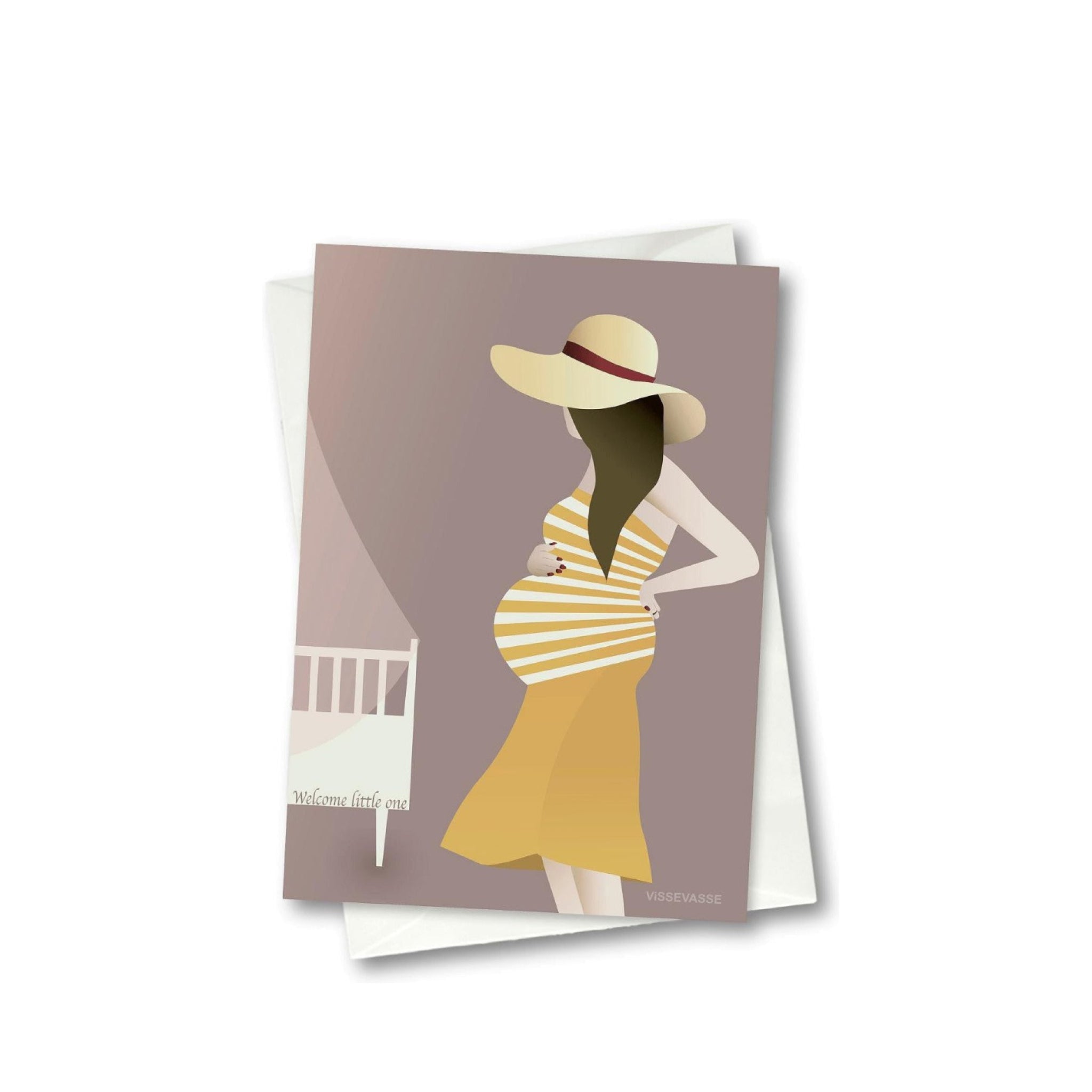 Vissevasse Welcome To The World Greeting Card, 10,5x15cm