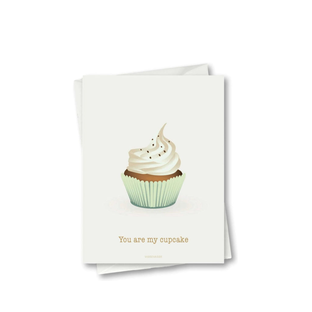 Vissevasse You Are My Cupcake Greeting Card, 10,5x15cm