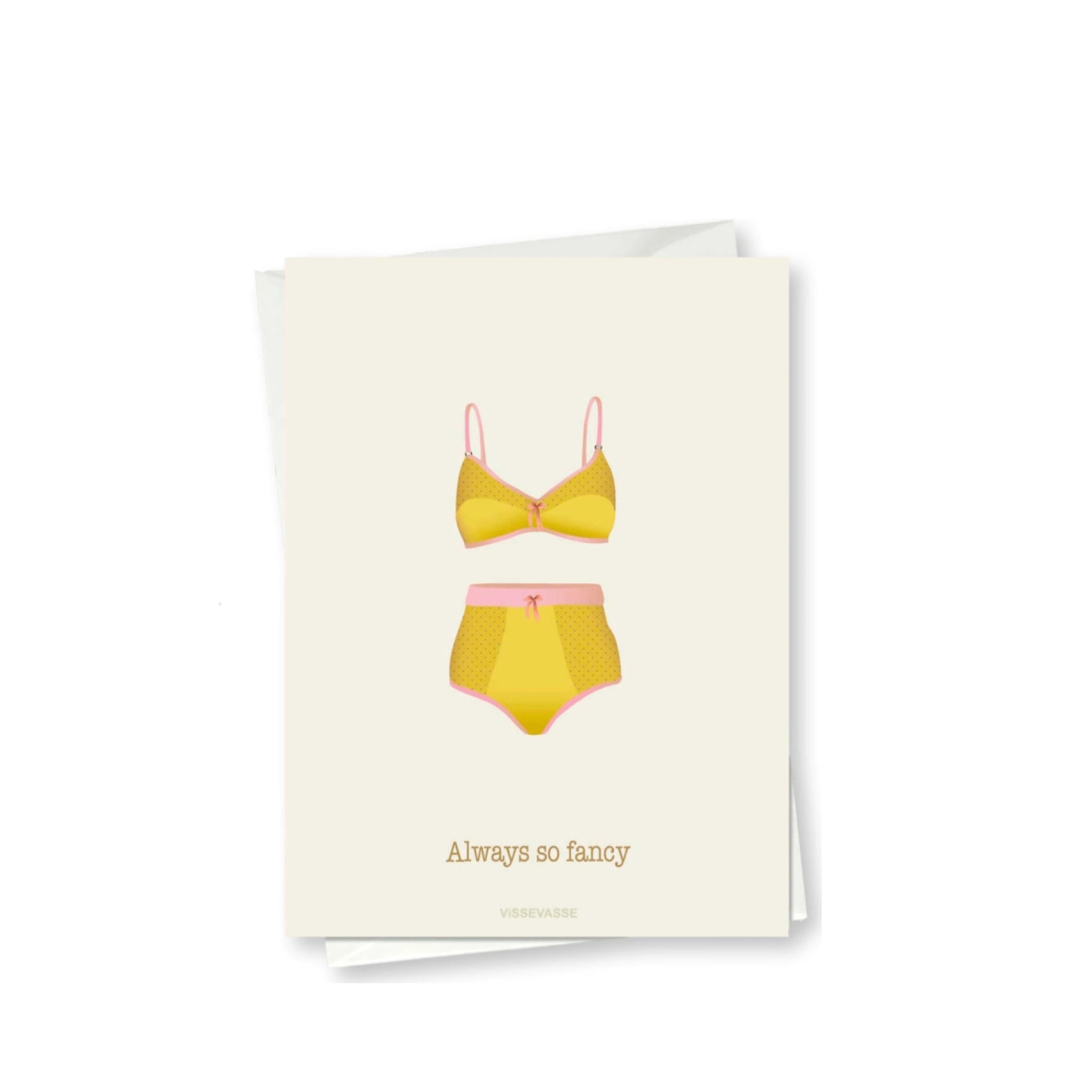 Vissevasse Always So Fancy Greeting Card, 10x15 Cm