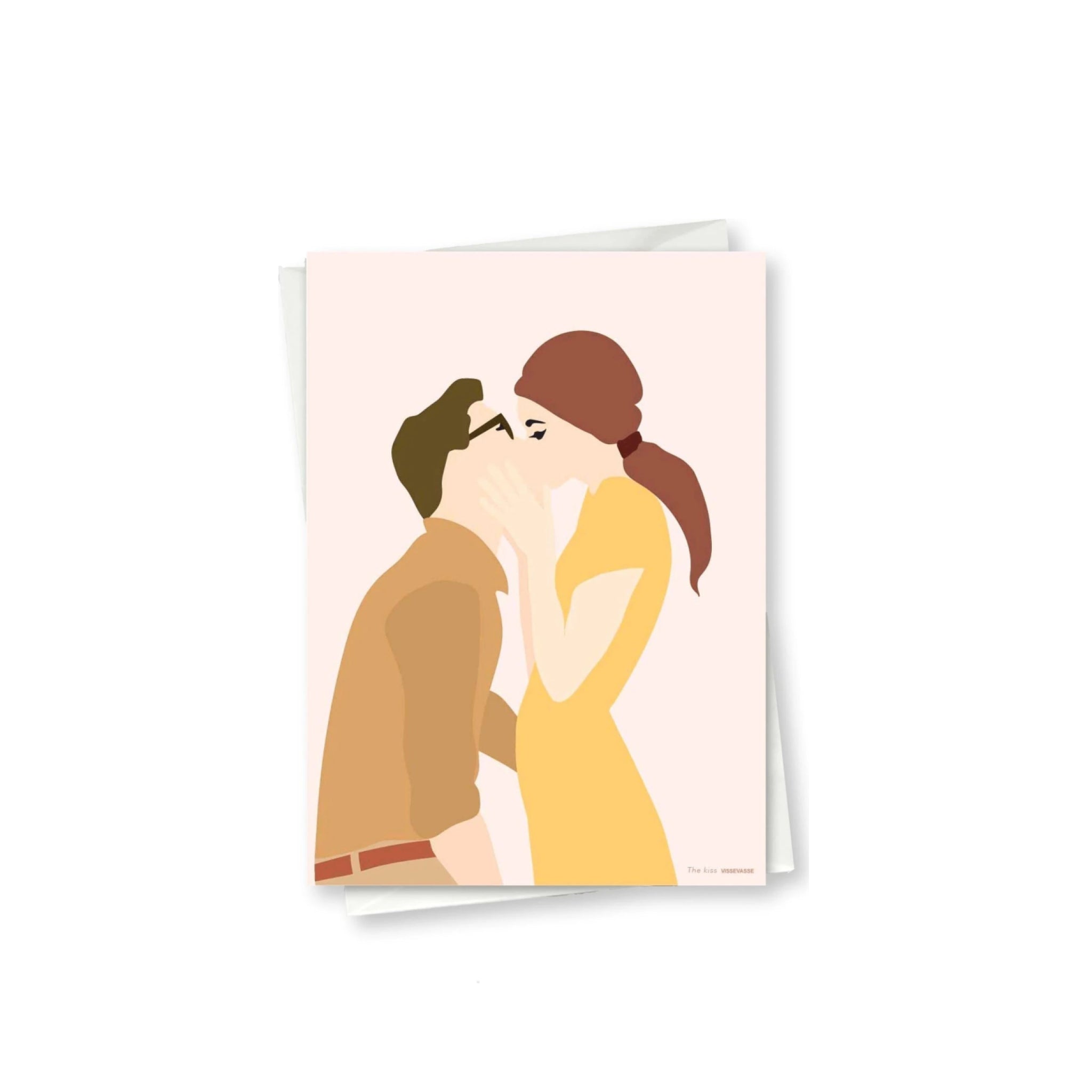 Vissevasse The Kiss Greeting Card, 10x15 Cm