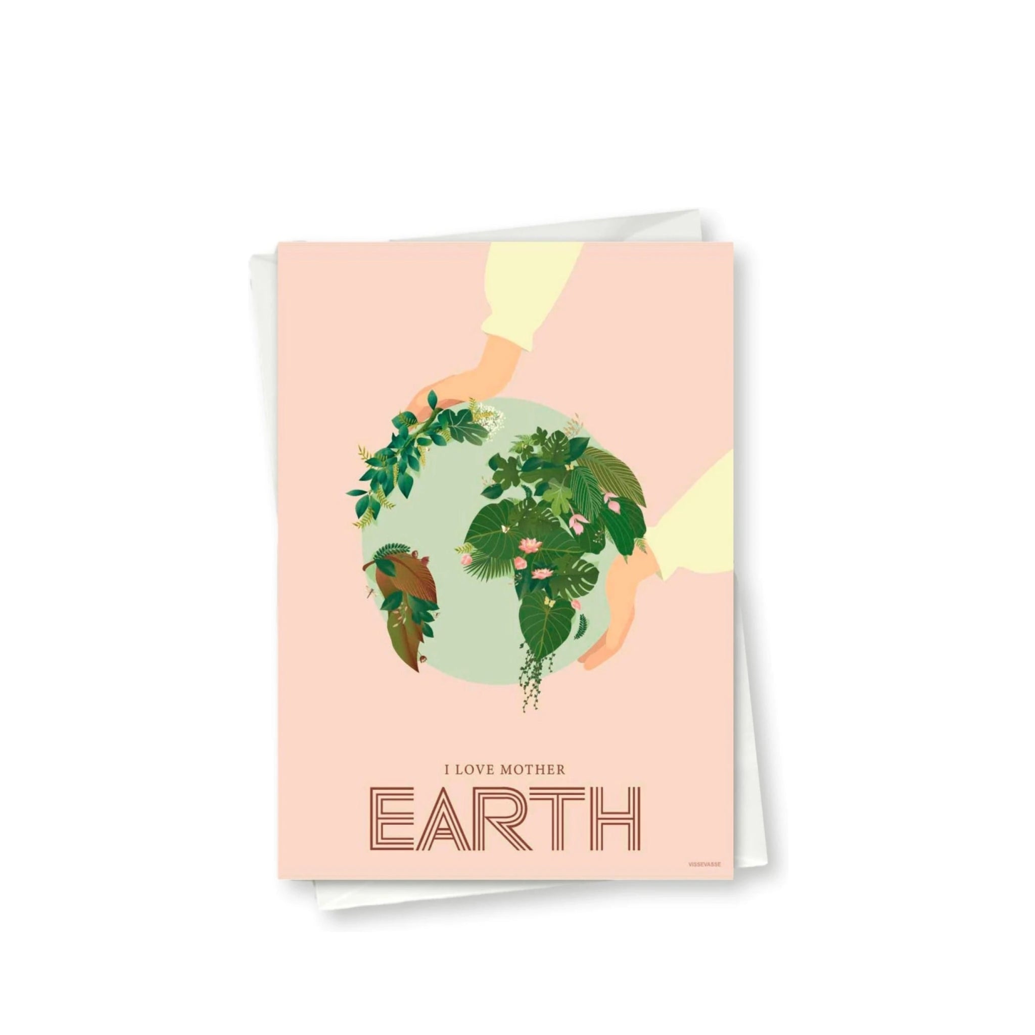 Vissevasse I Love Mother Earth Greeting Card, 10x15 Cm