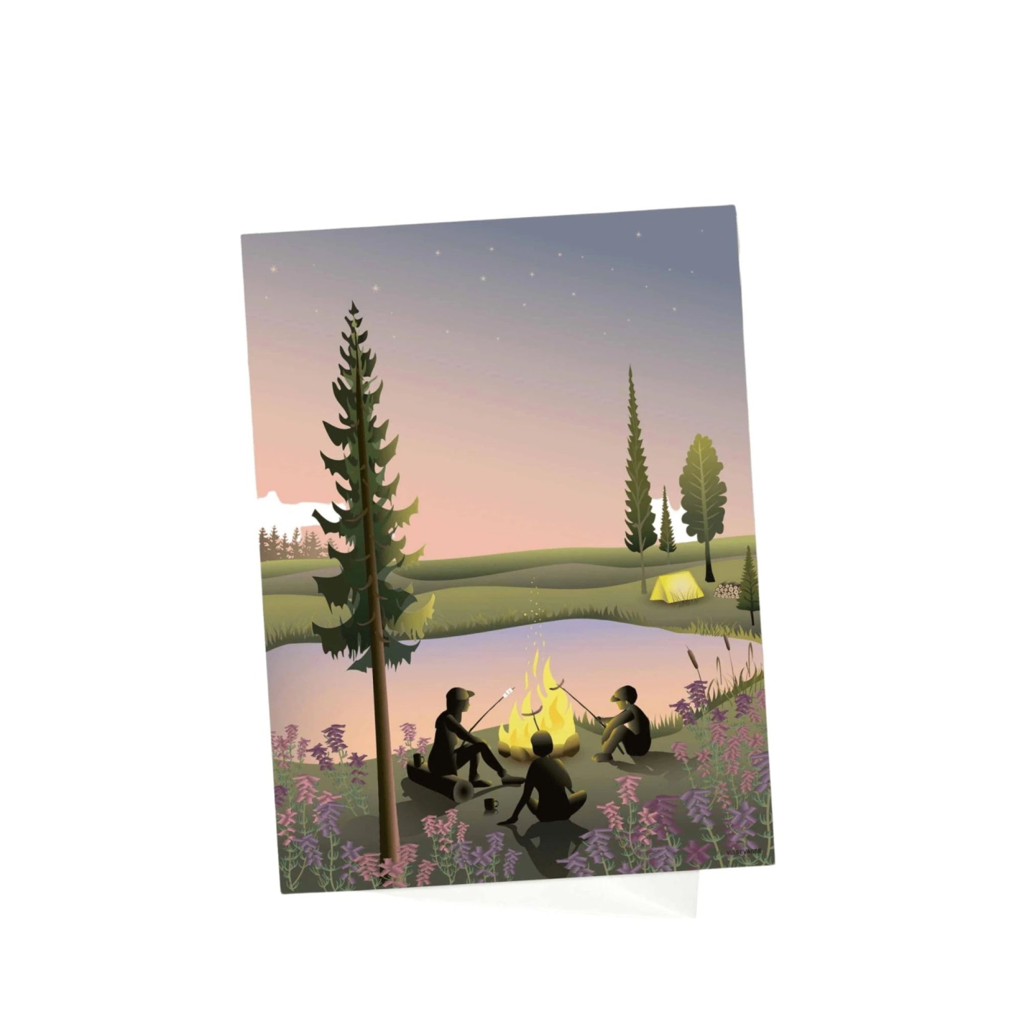 Vissevasse Campfire A6 Card