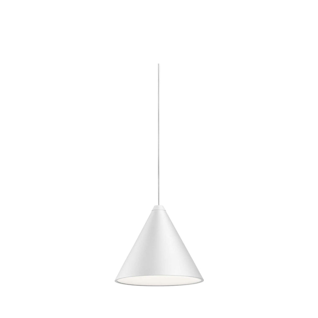 Flos String Light Cone Head Pendant Lamp Bluetooth 22 M, White