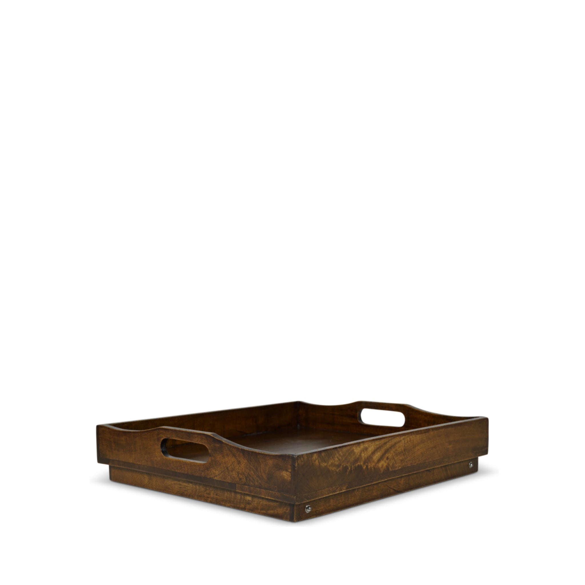 Authentic Models Wooden Serving Tray With Folding Feet, Small