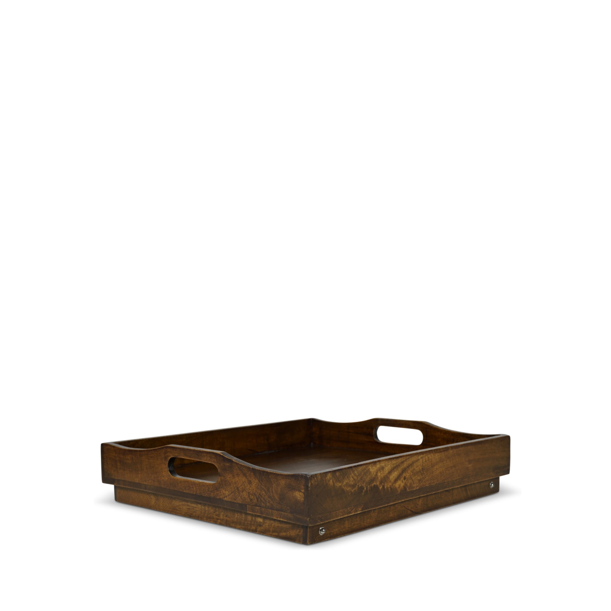 Authentic Models Wooden Serving Tray With Folding Feet, Small