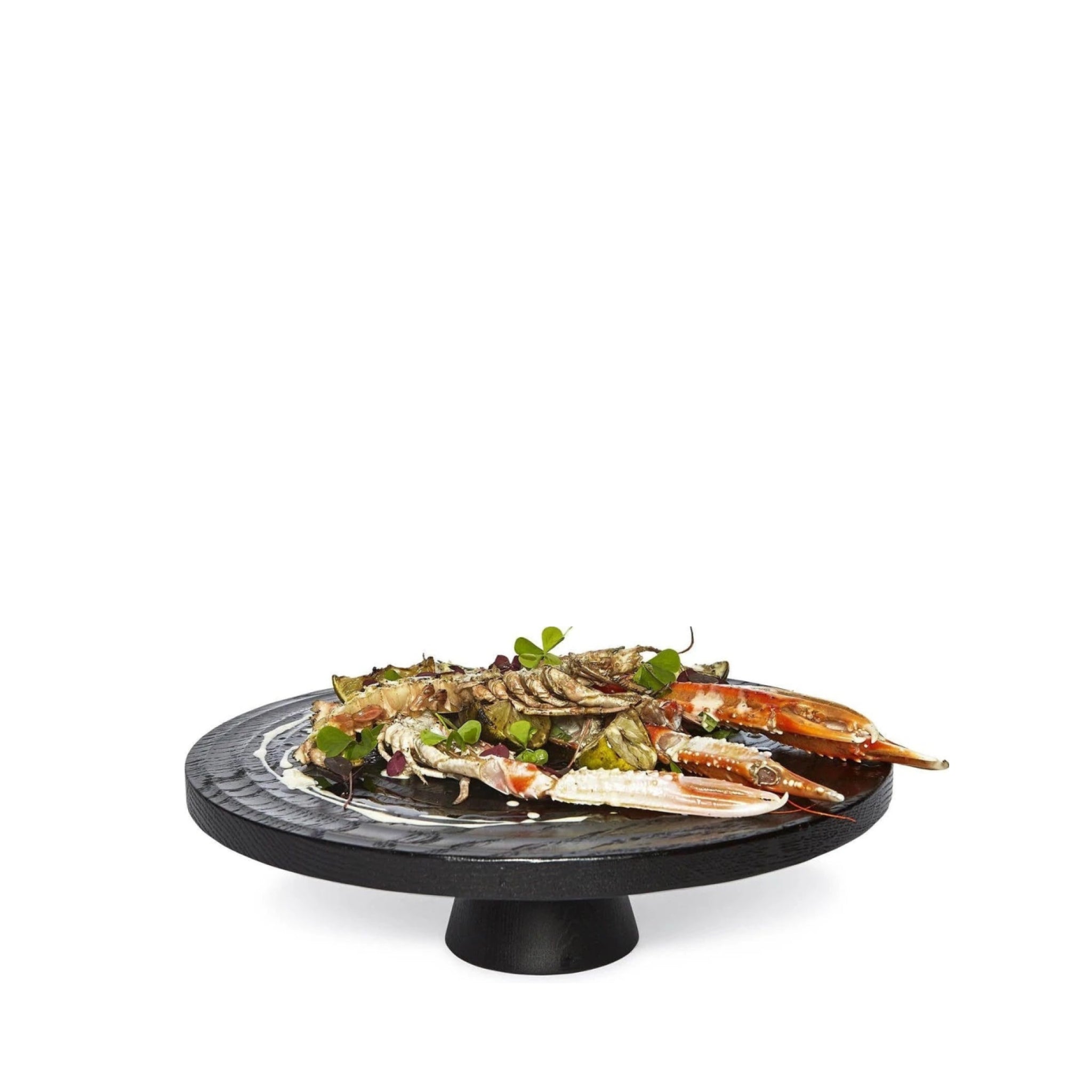 Dutchdeluxes cake stand dark oak, Ø 32 cm