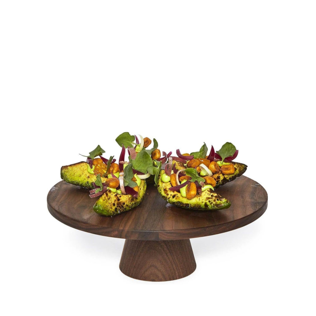 Dutchdeluxes cake stand walnut, Ø 20 cm
