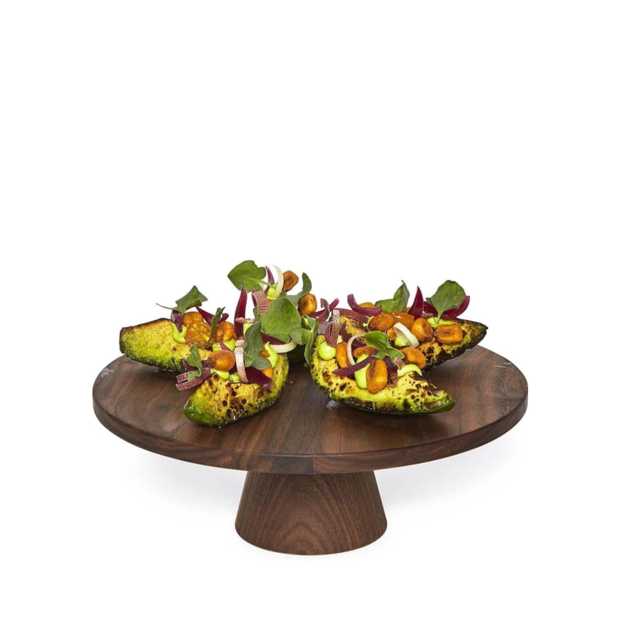 Dutchdeluxes cake stand walnut, Ø 20 cm