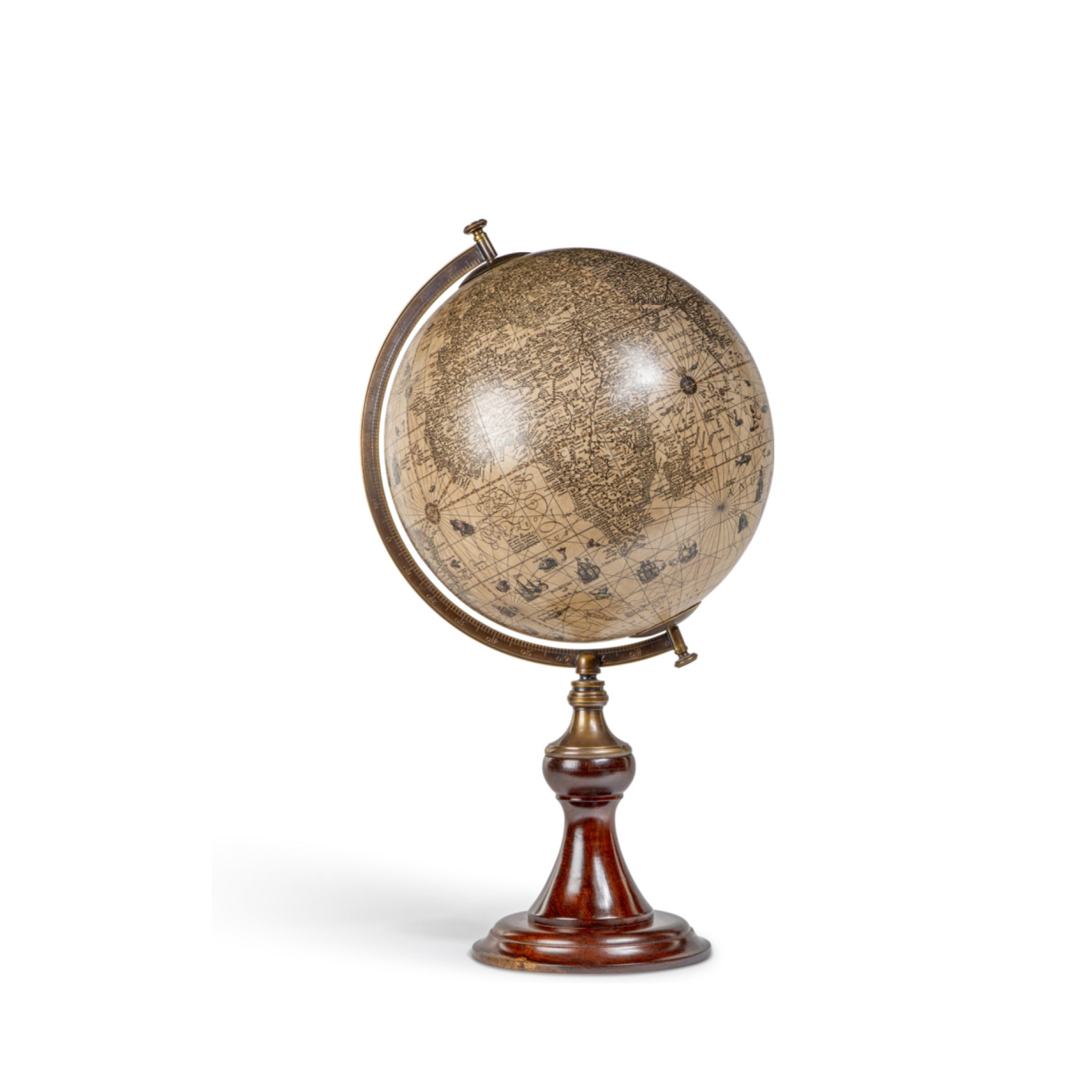 Authentic Models Hondius 1627 Classic Stand Globus