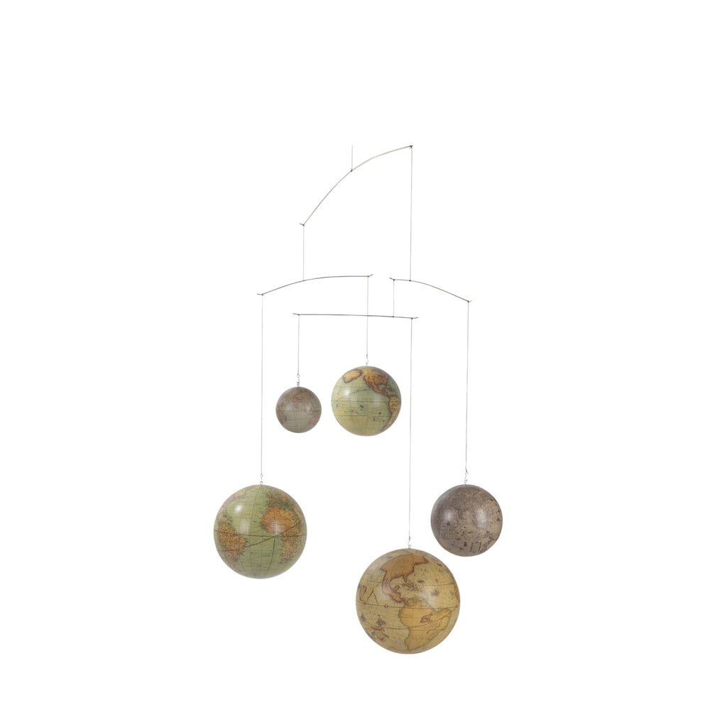 Authentic Models Mobile With Globes
